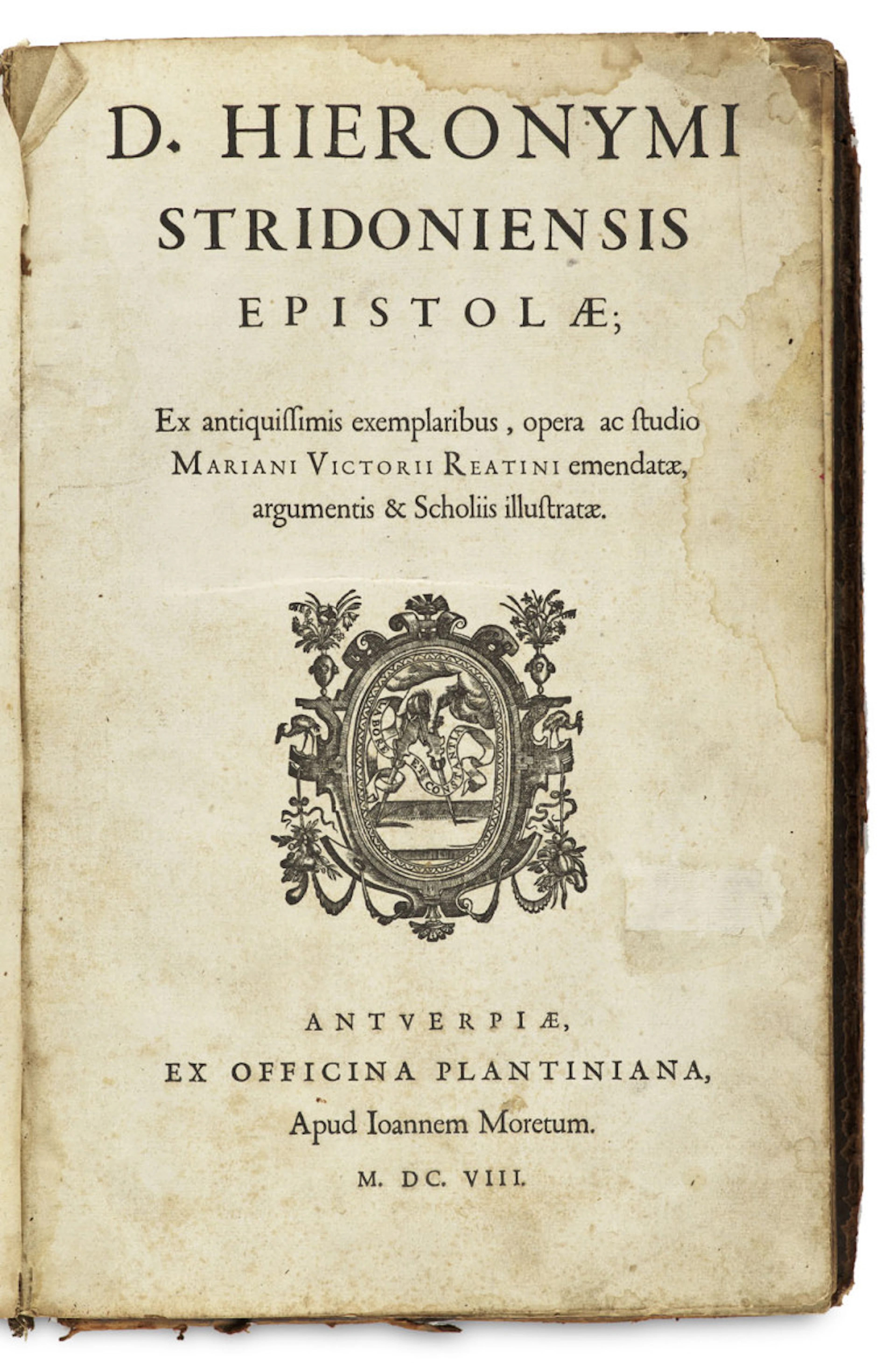 Sophronius Eusebius Hieronymus. D. Hieronymi Stridoniensis …