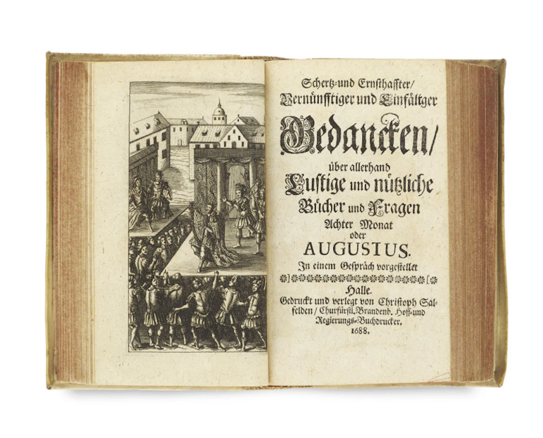Christian Thomasius. Lustiger und Ernsthaffter …