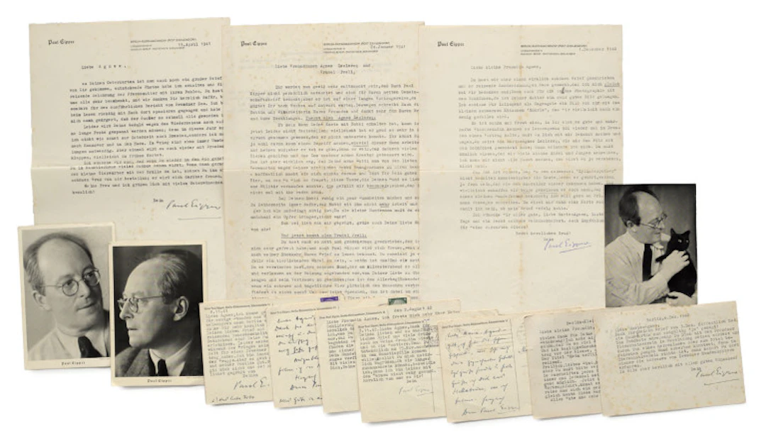 Paul Eipper. Sammlung von 2 masch. Briefen …