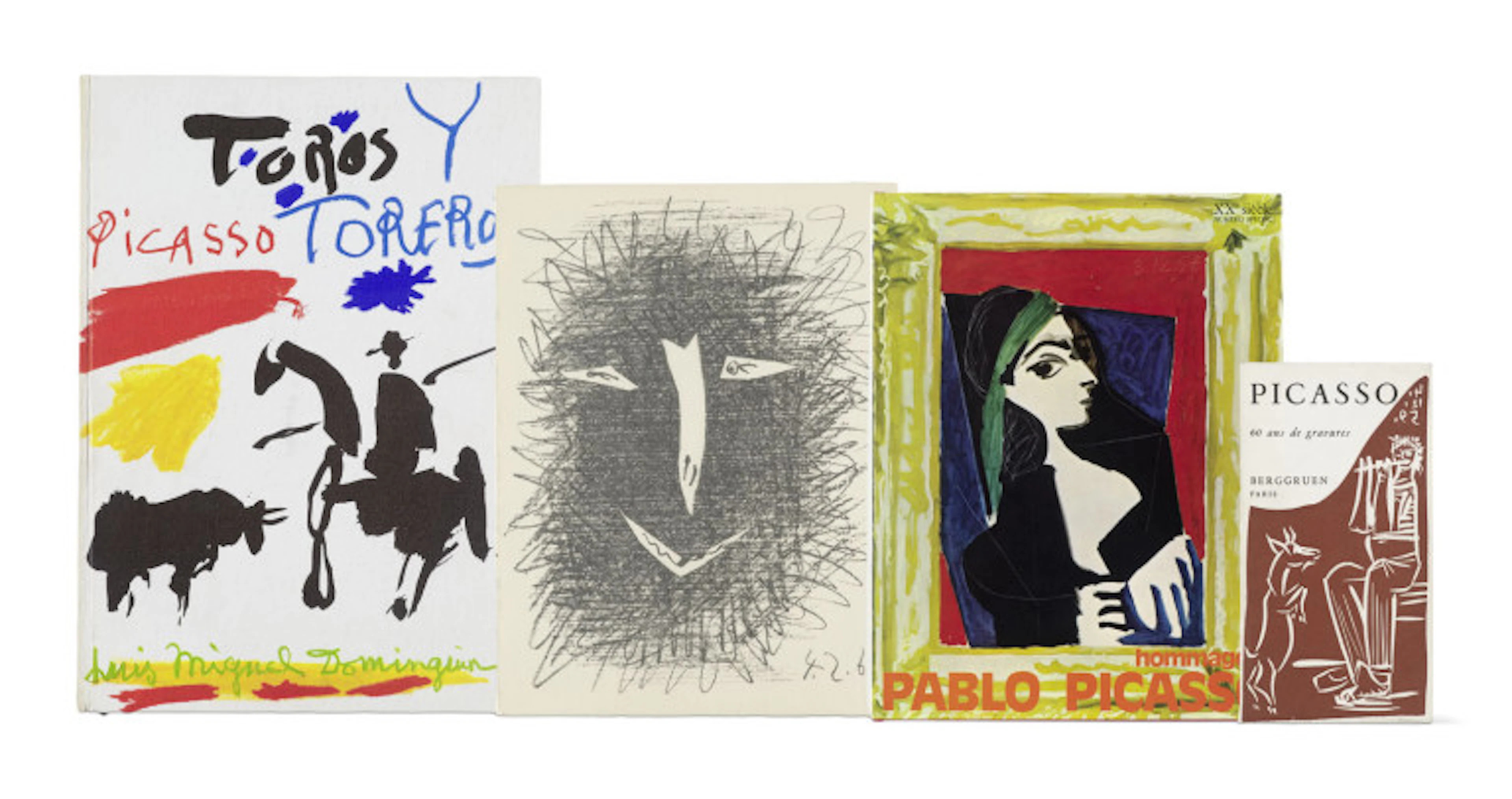 Pablo Picasso. Sammlung von 4 illustrierten …