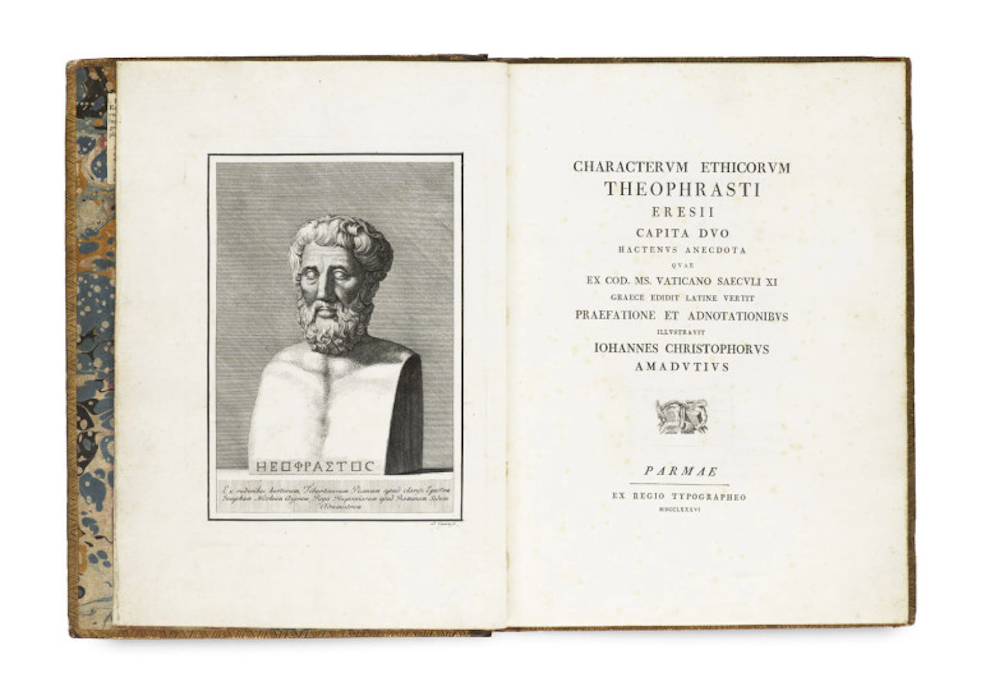 Theophrastus. Characterum ethicorum …
