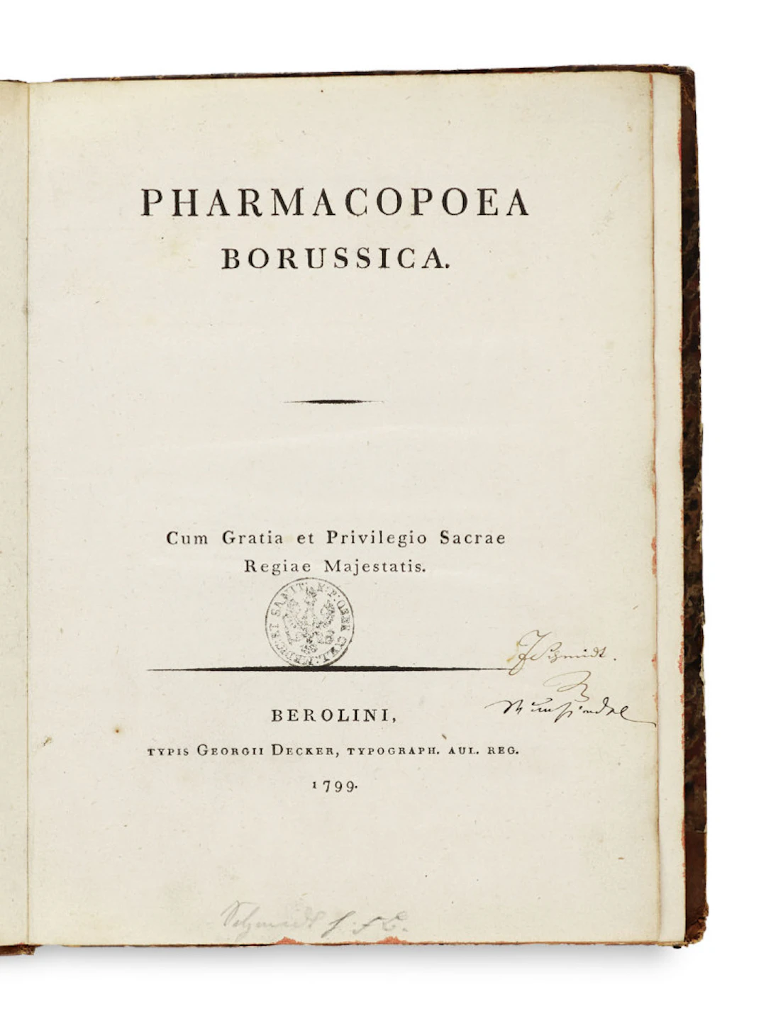 Pharmacopoea Borussica. …