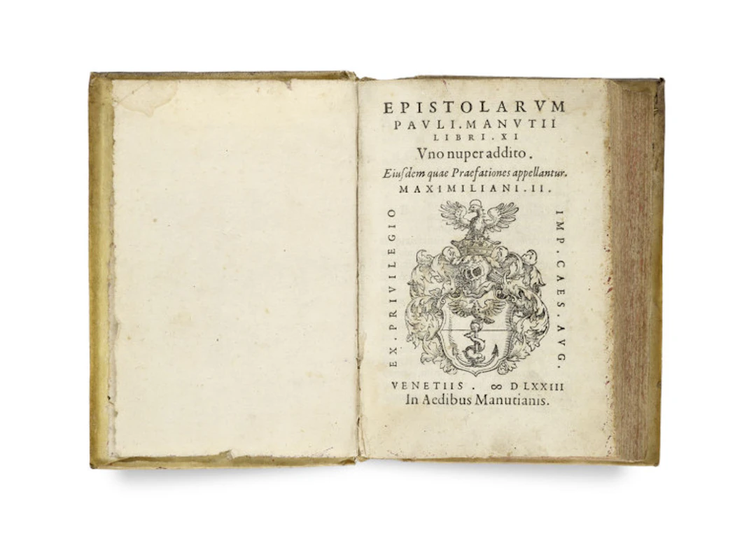 Paulus Manutius. Epistolarum Pauli Manutii …