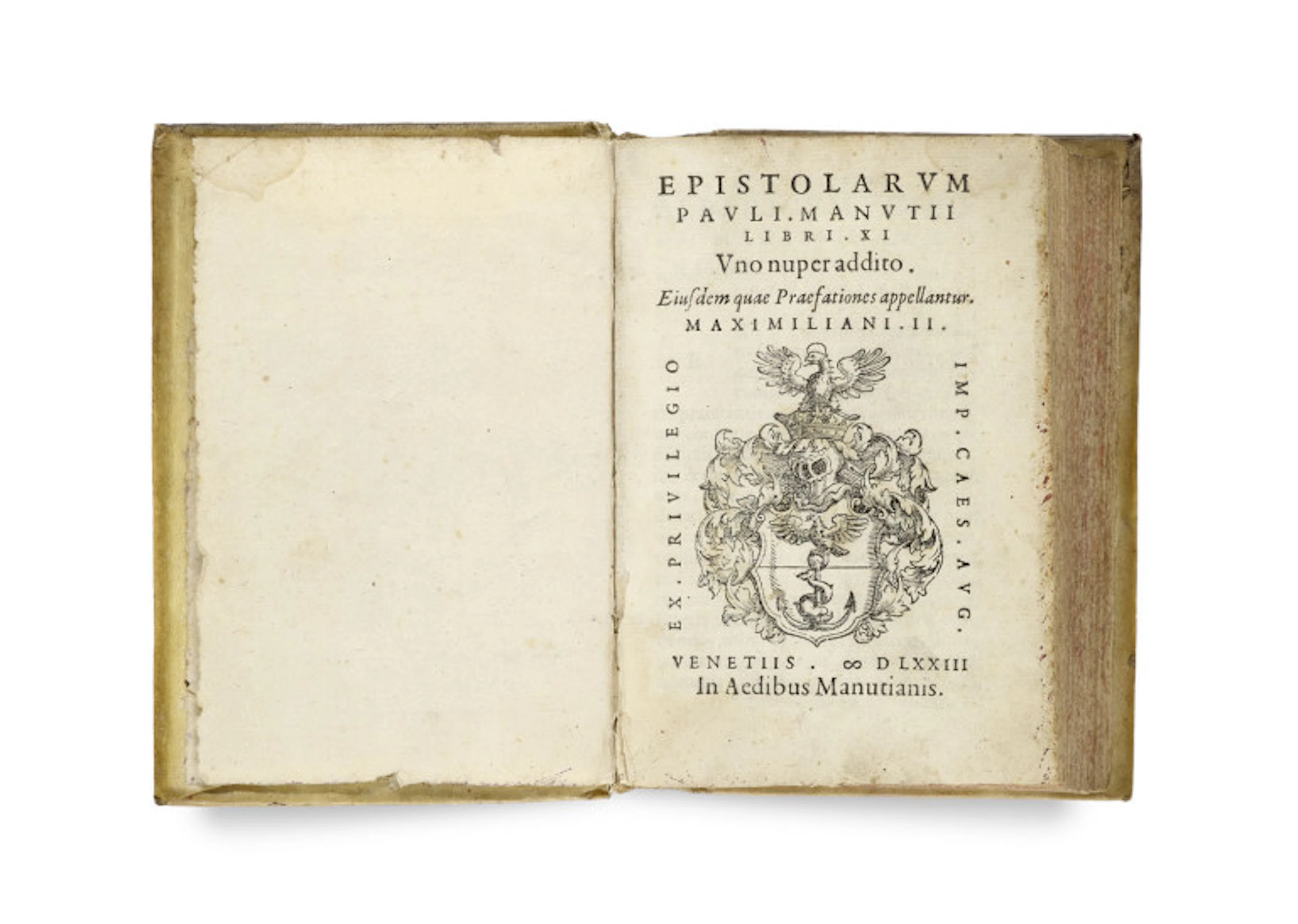 Paulus Manutius. Epistolarum Pauli Manutii …