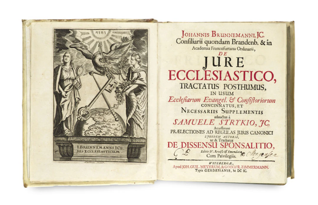 Johann Brunnemann. De jure ecclesiastico …