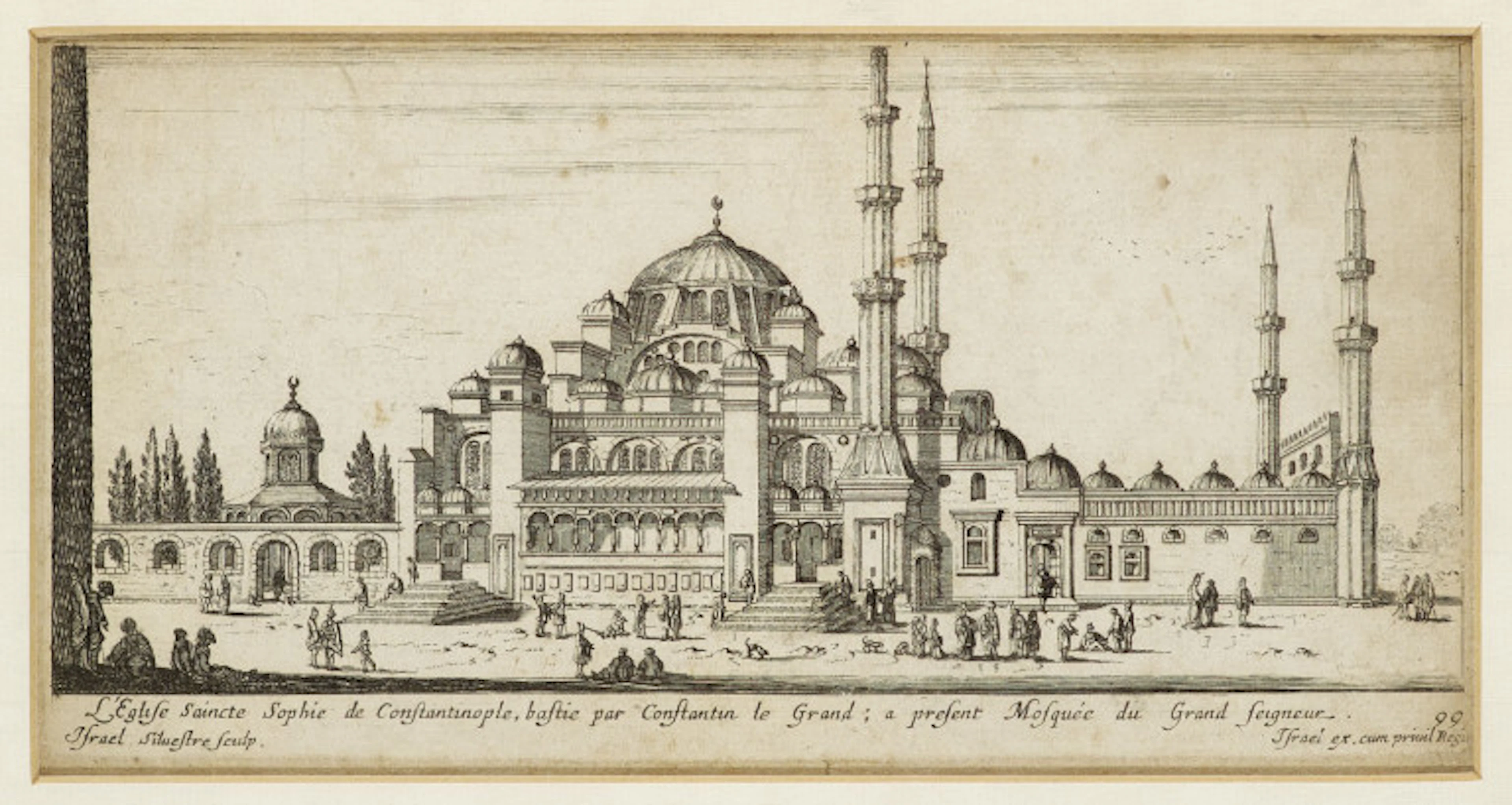 Israël Silvestre. L'Eglise Saincte Sophie de …