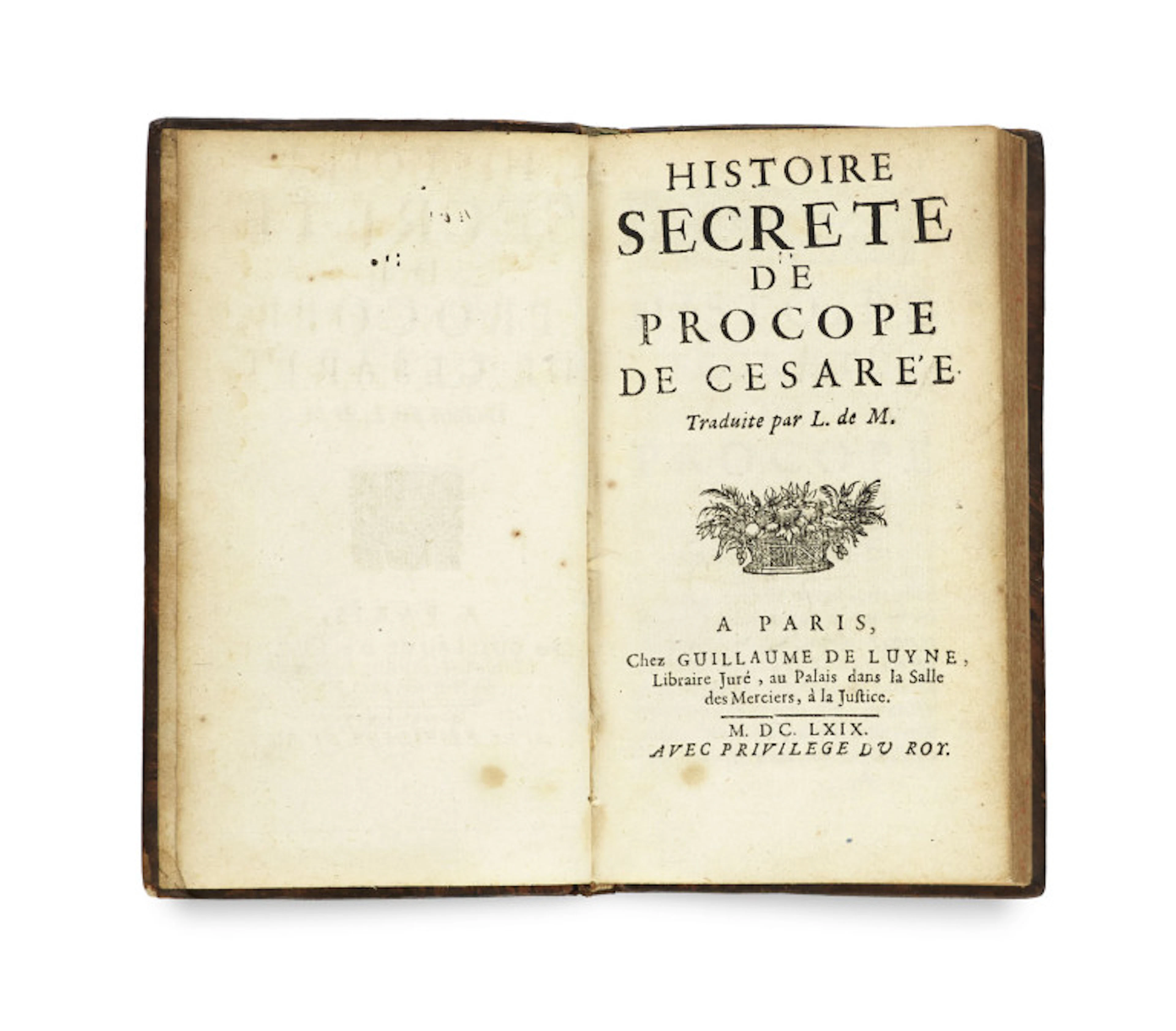 Histoire Secrete de Procope …