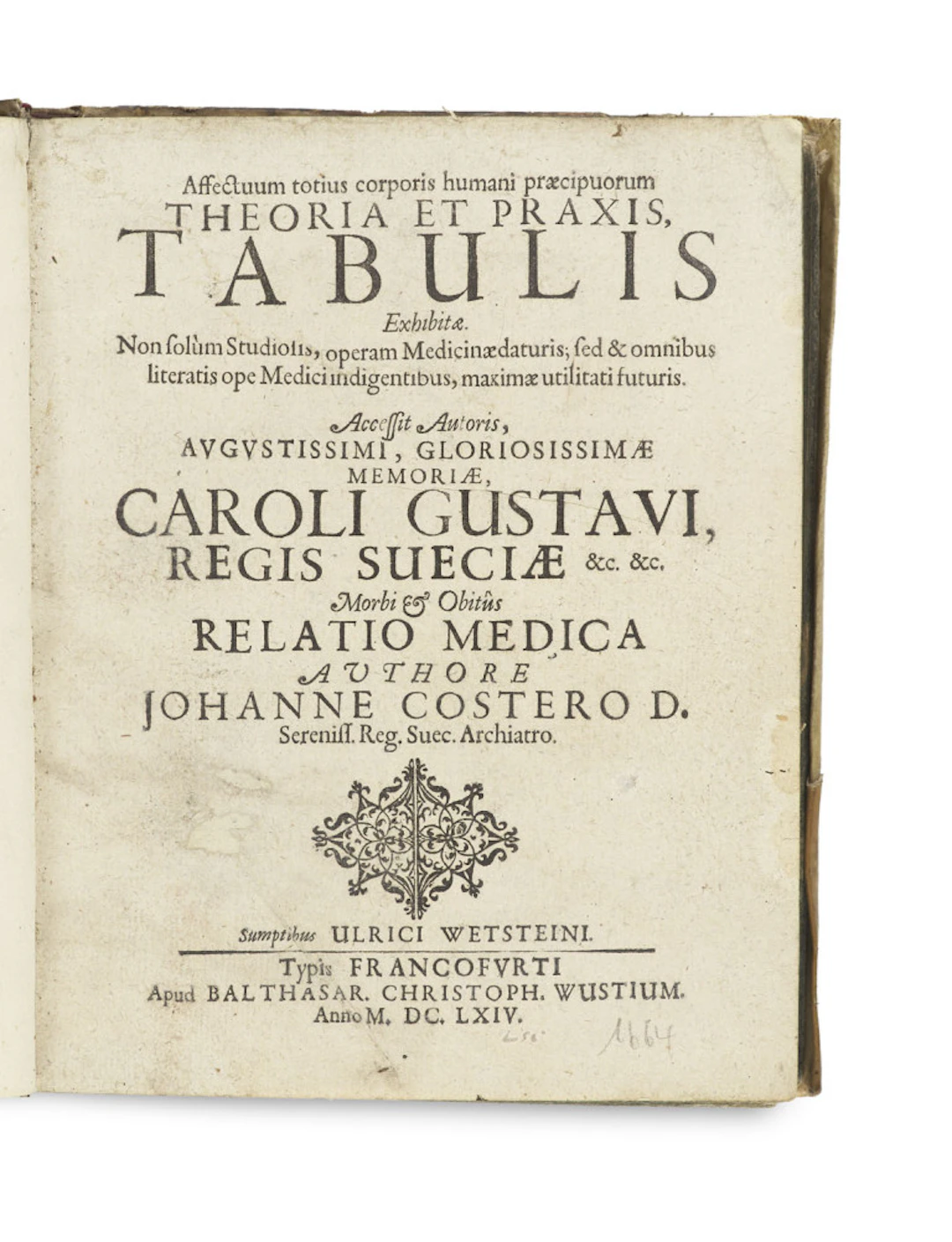 Johannes Küster von Rosenberg. Affectuum totius corporis …