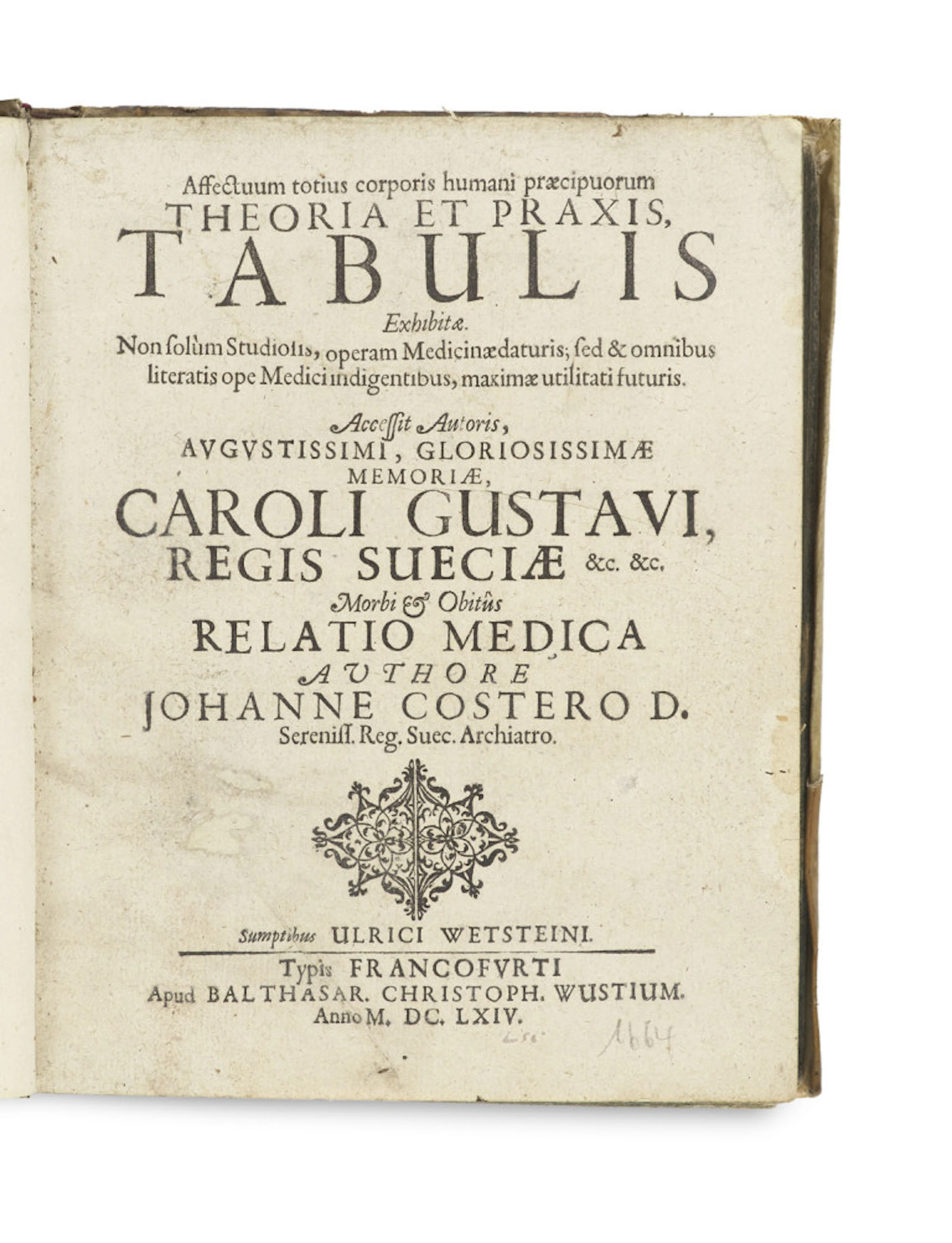 Johannes Küster von Rosenberg. Affectuum totius corporis …