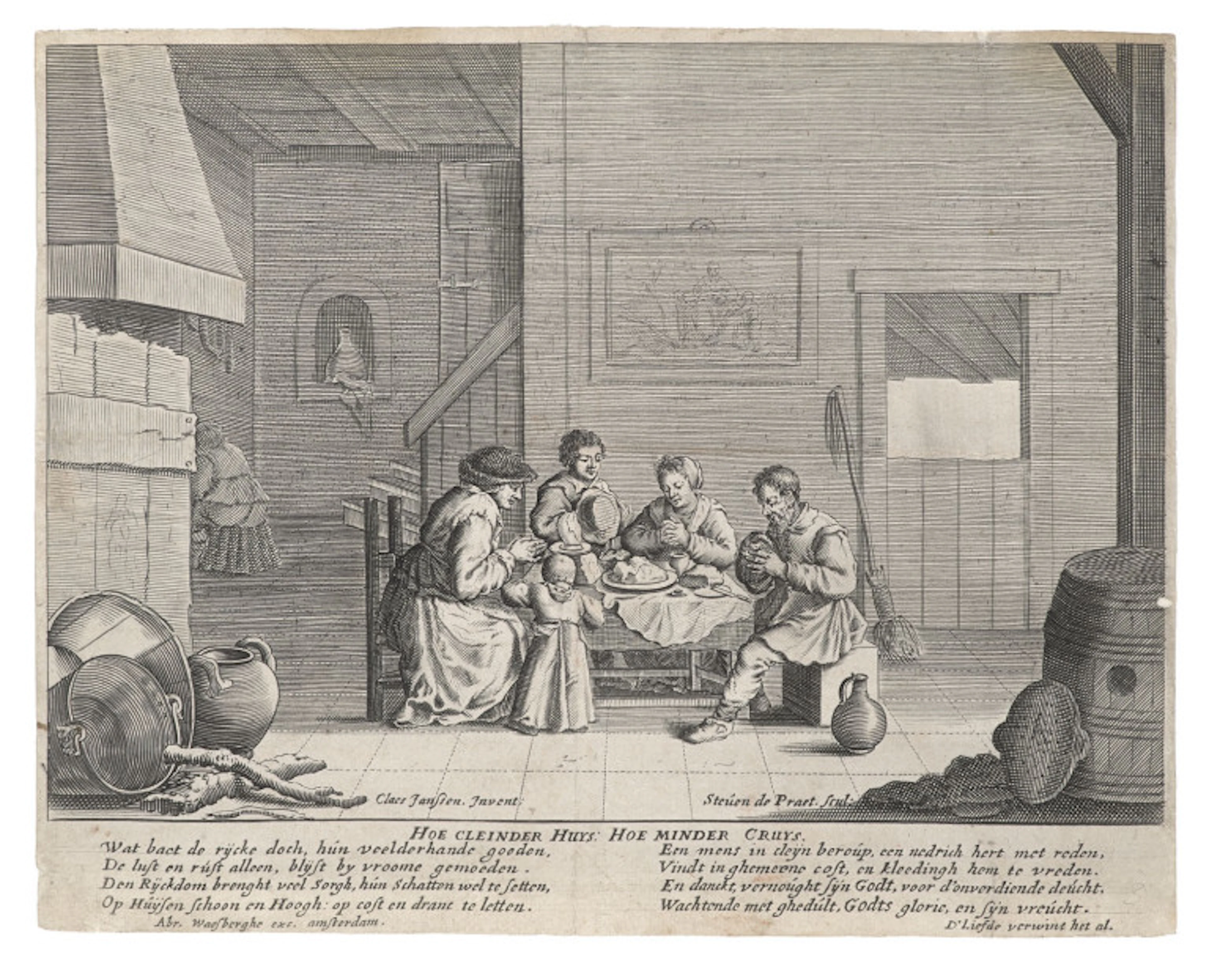 Johann Gottlieb Prestel. Paar beim Gespräch. Ca. 1770. …