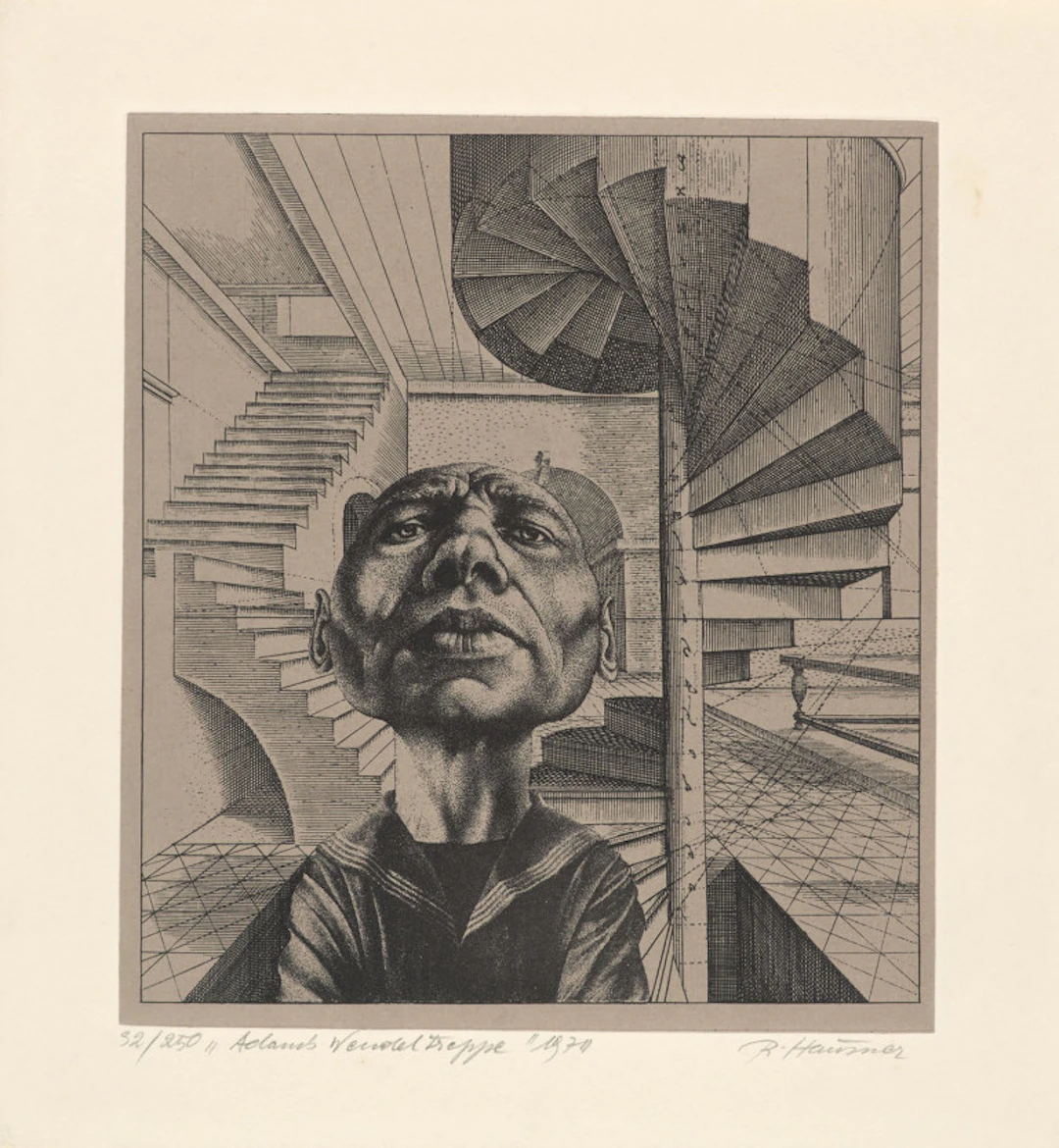 Rudolf Hausner. Adam. Vorzugsausgabe mit …