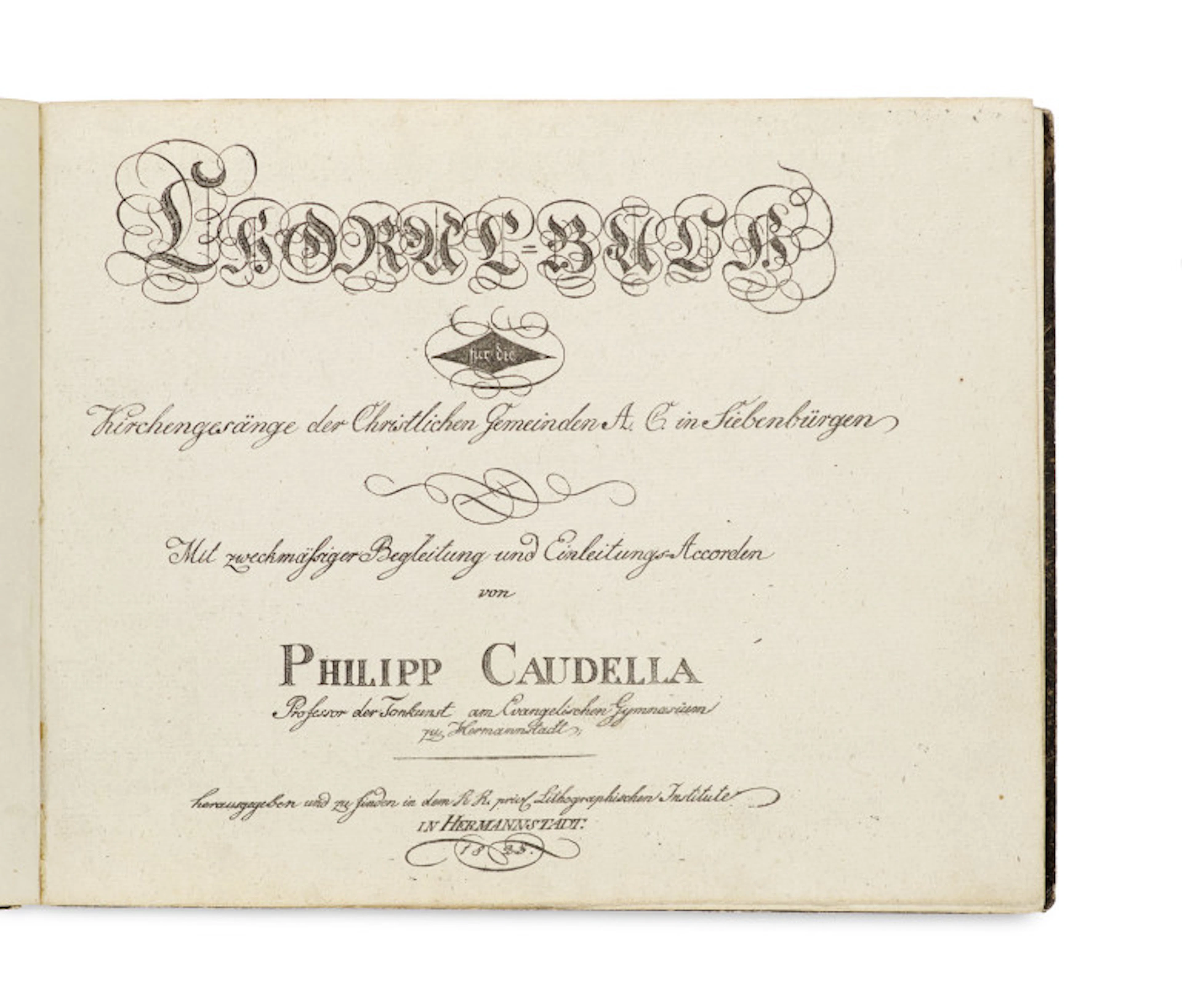 Philipp Caudella. Choral-Buch für die …