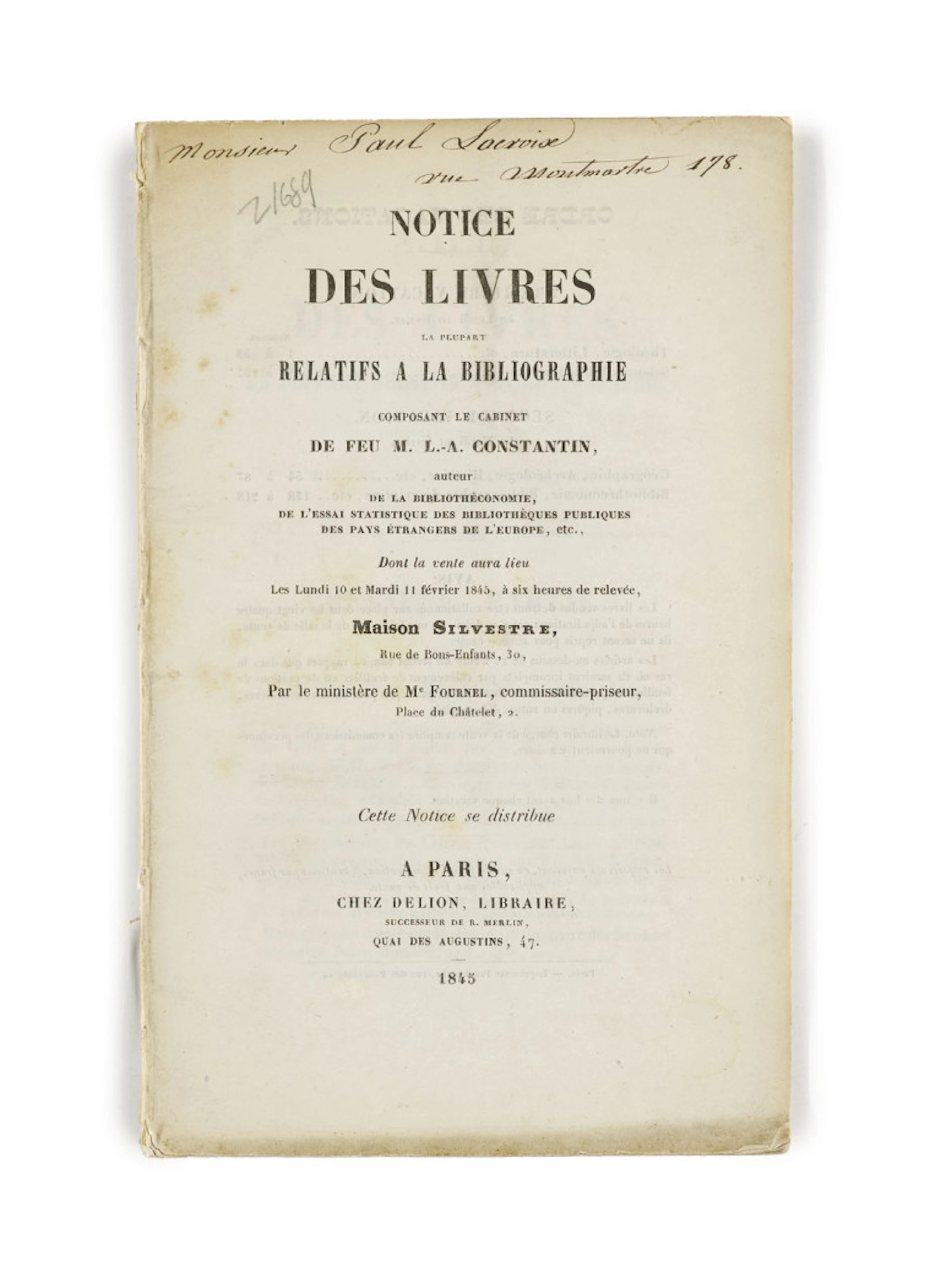 Notice des livres la plupart …