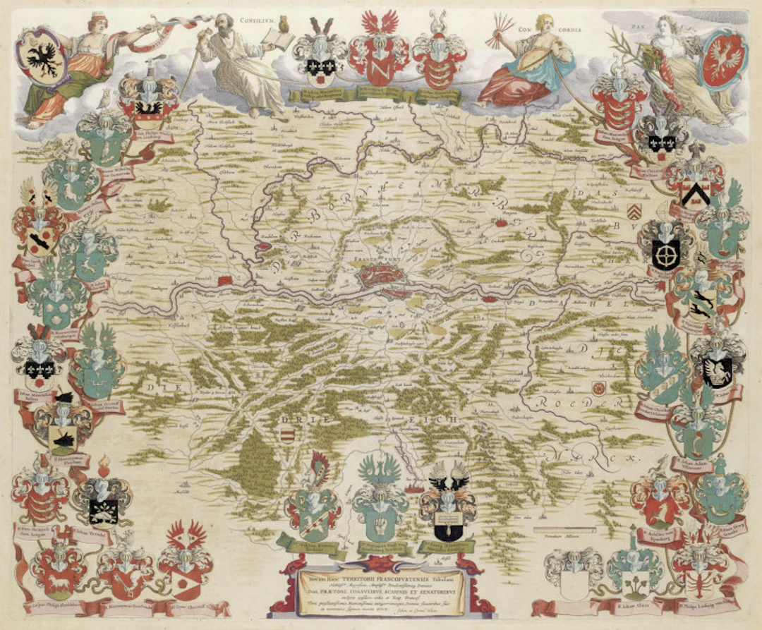 Johann und Cornelius Blaeu. Novam hanc Territorii …