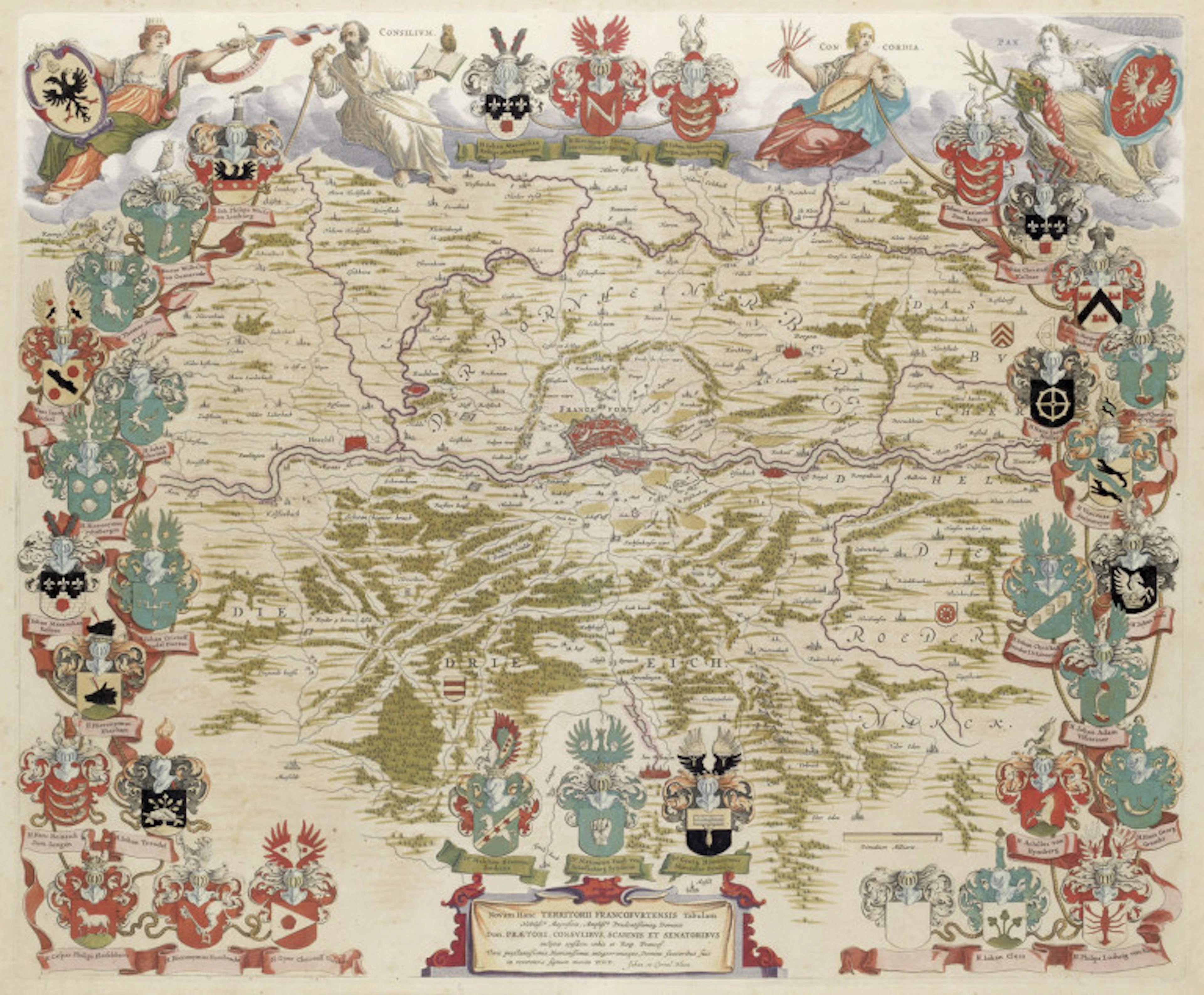 Johann und Cornelius Blaeu. Novam hanc Territorii …