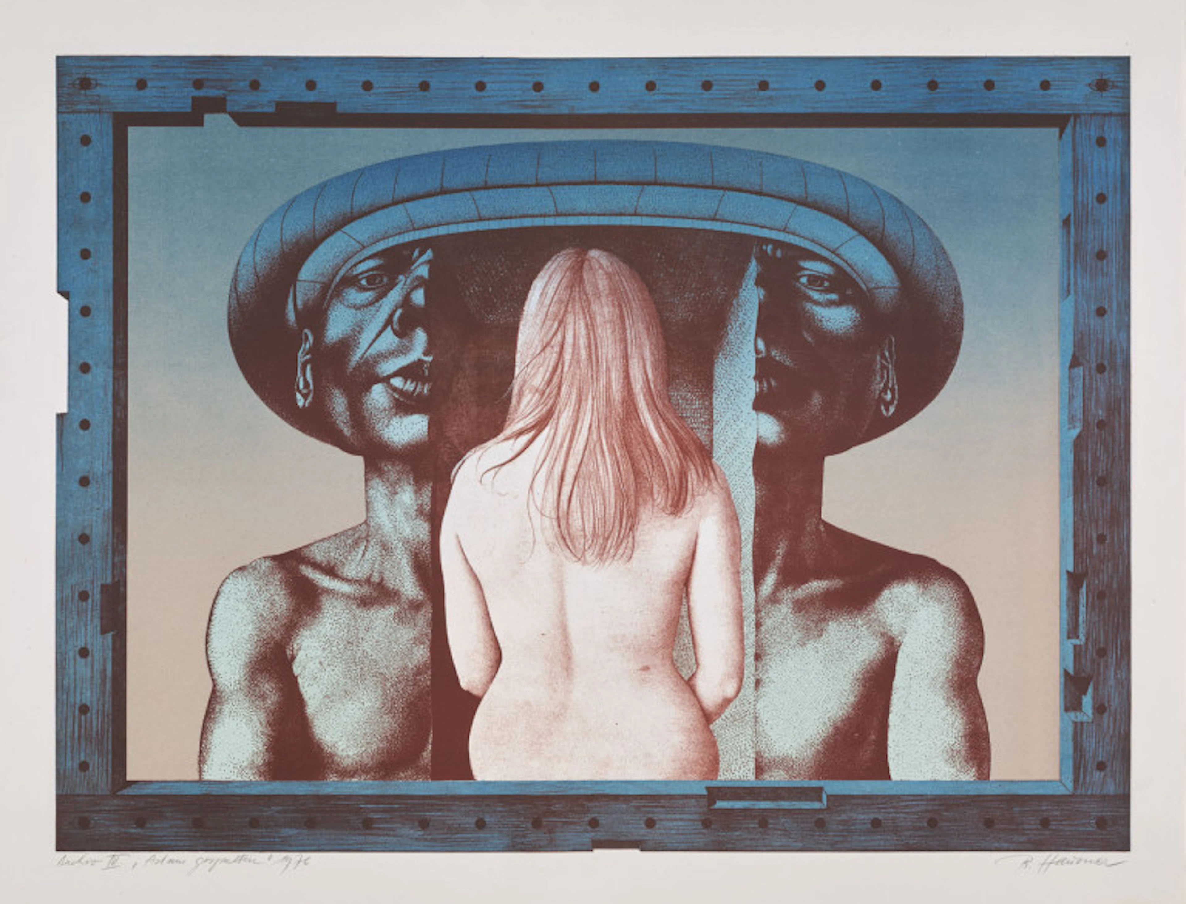 Rudolf Hausner. Adam sicher. 1970. …