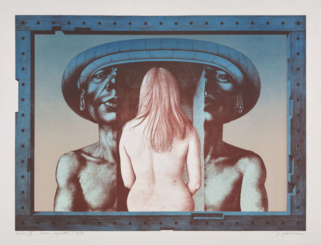 Rudolf Hausner. Adam sicher. 1970. …