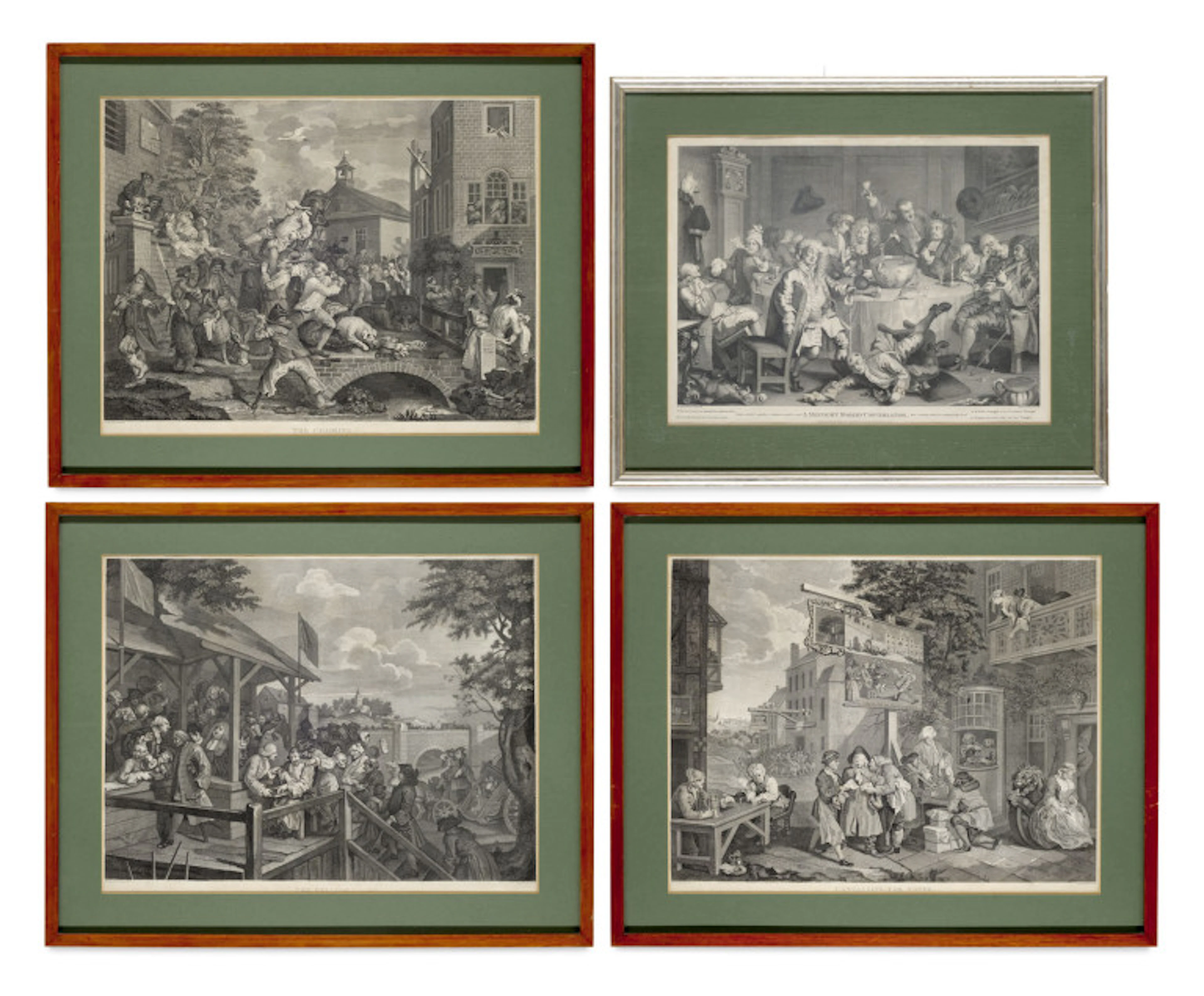 William Hogarth. The Election. 3 (von 4) …