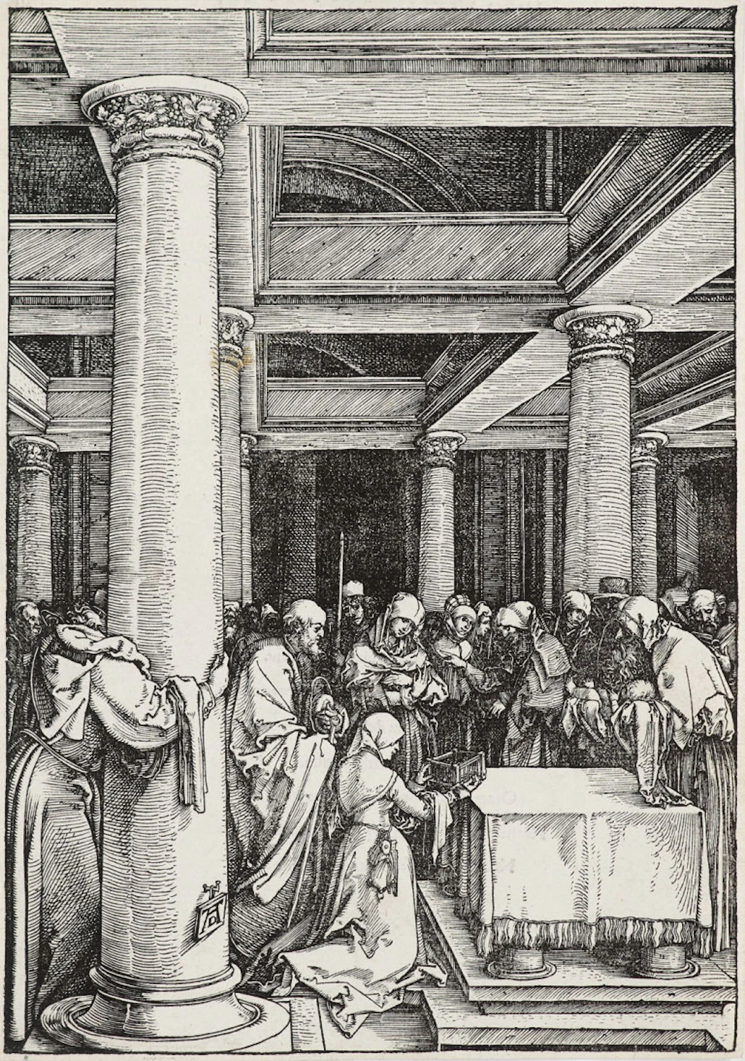 Albrecht Dürer. Die Darstellung im Tempel. …