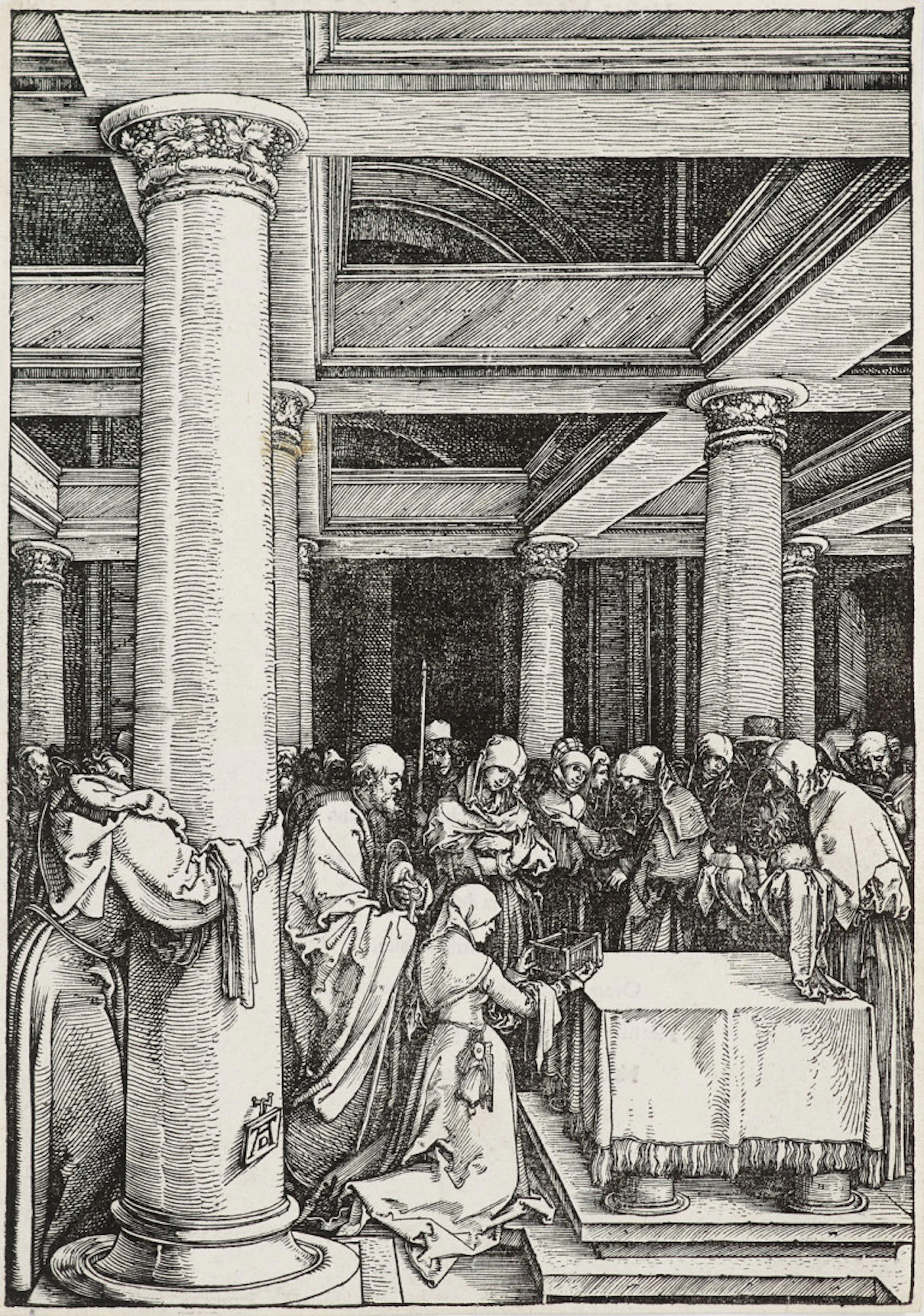 Albrecht Dürer. Die Darstellung im Tempel. …