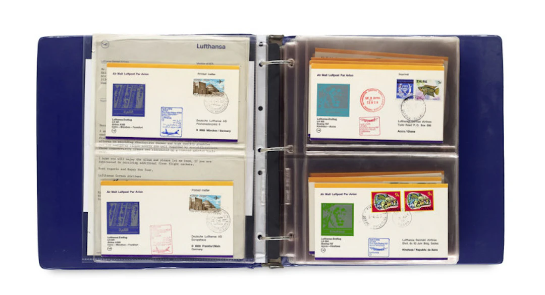 Lufthansa. Sammlung von 56 …