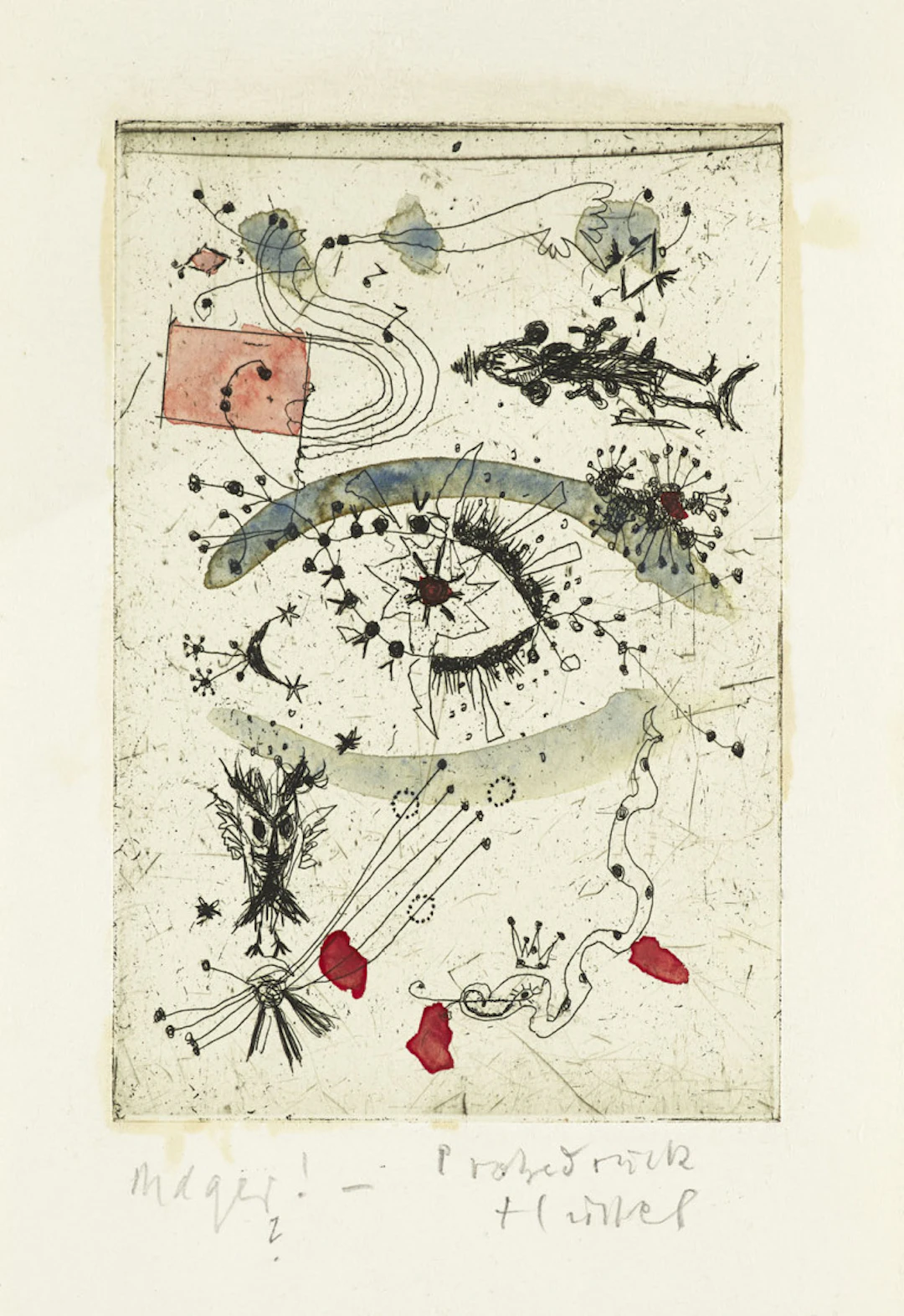 Horst Hussel. Sammlung von 5 tls. …