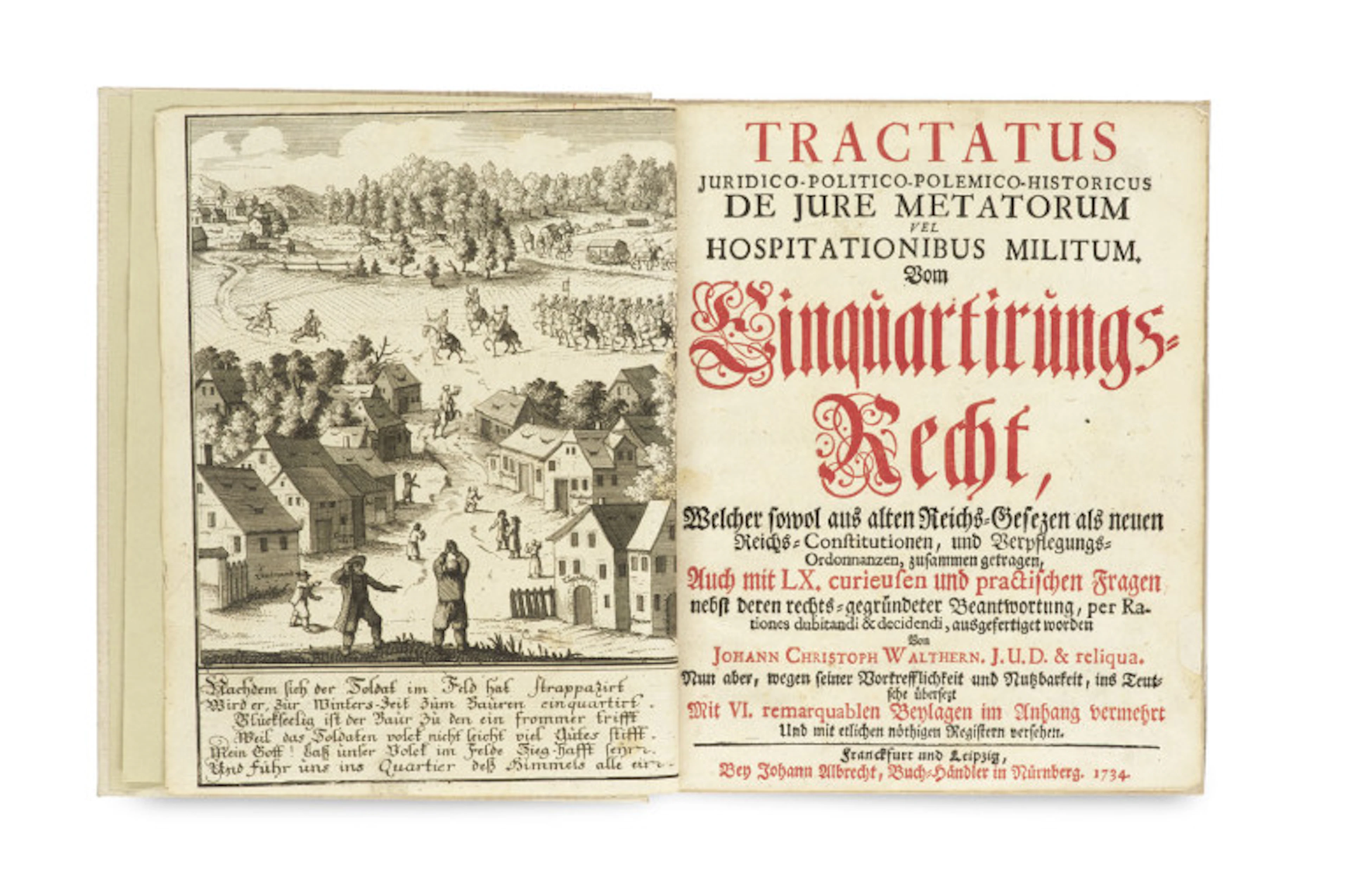 Johann Christoph (eig. Georg Christoph) Walther. Tractatus …