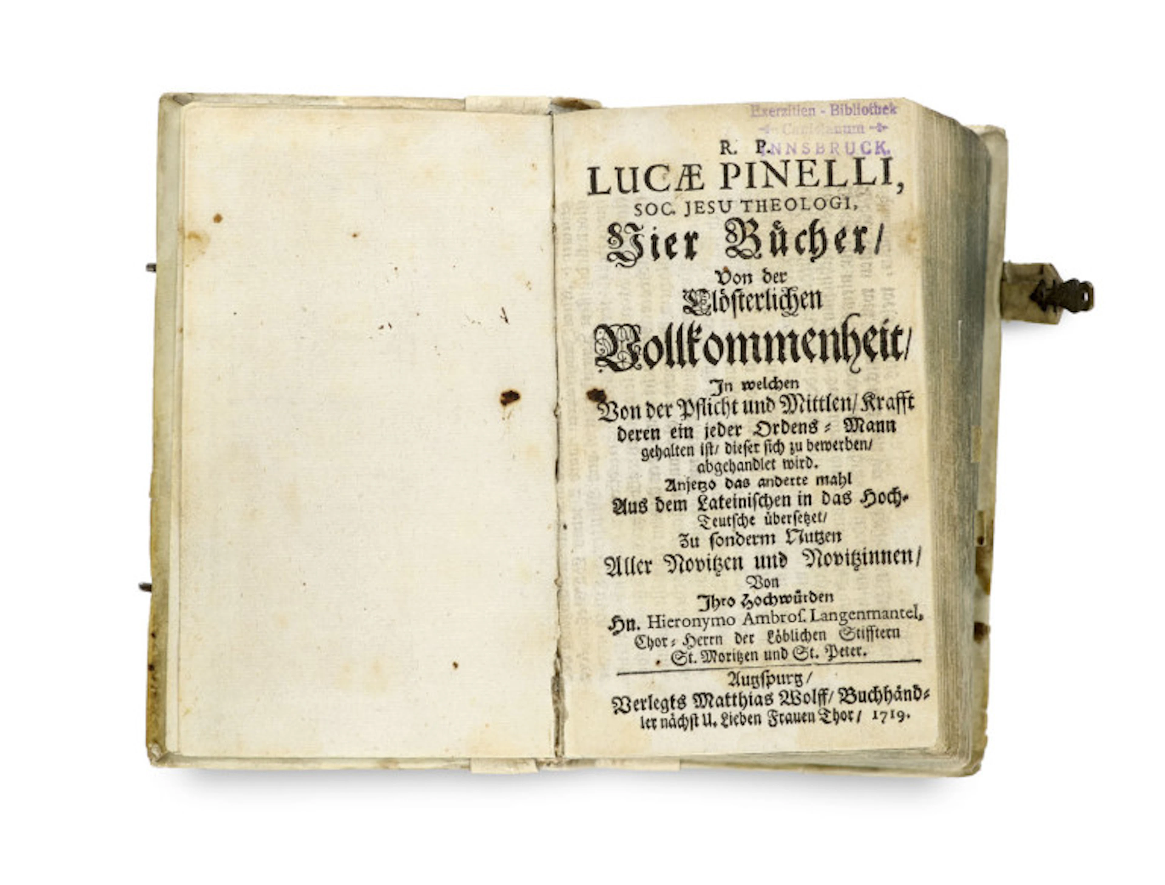 Luca Pinelli. Vier Bücher Von der …