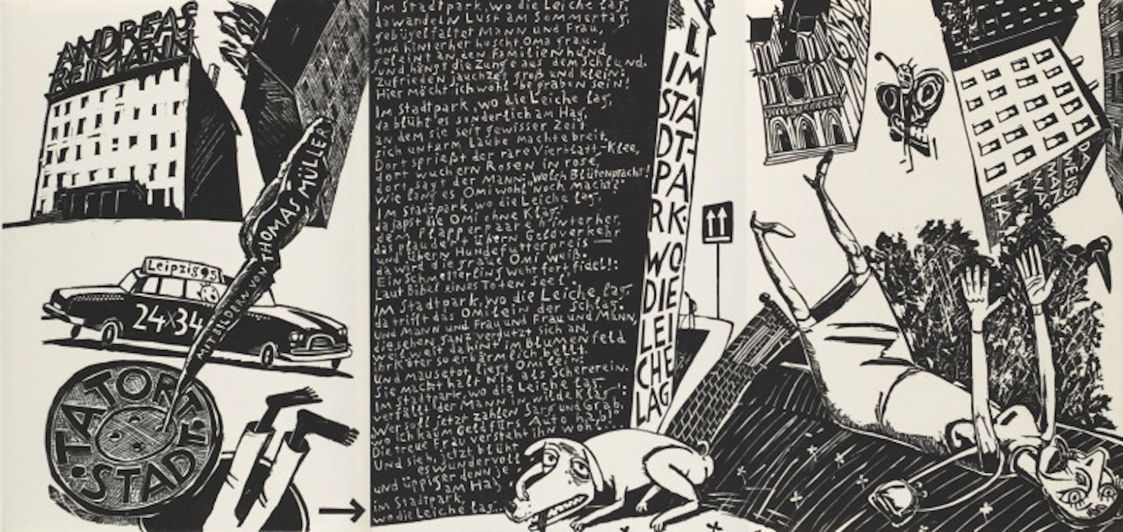 Andreas Reimann. Tatort Stadt. 24 x 34, …