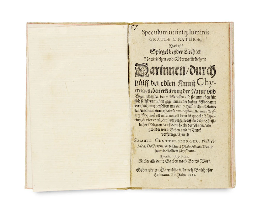 Samuel Genttersberger. Speculum utriusque luminis …