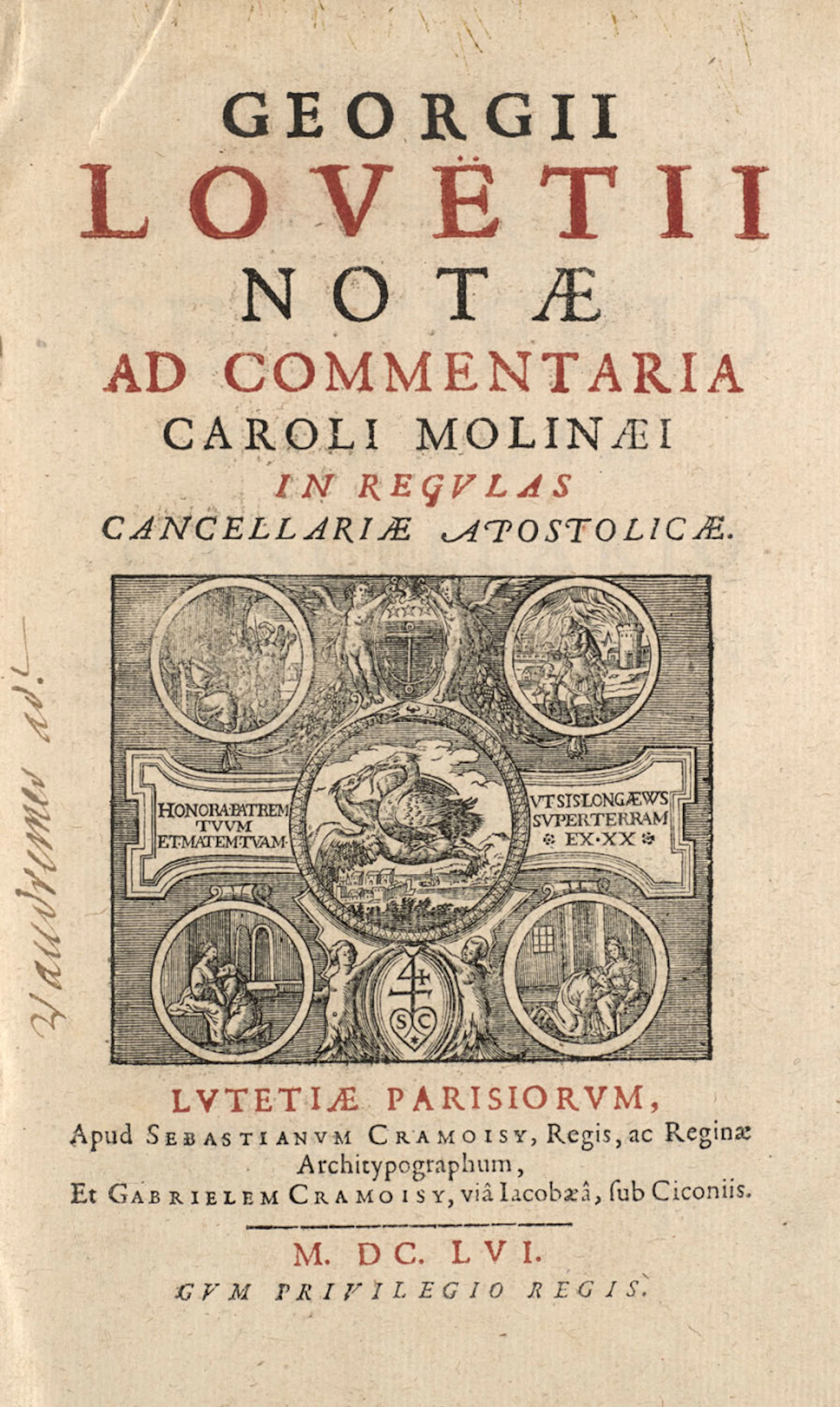 Georges Louet. Notae ad commentaria Caroli …
