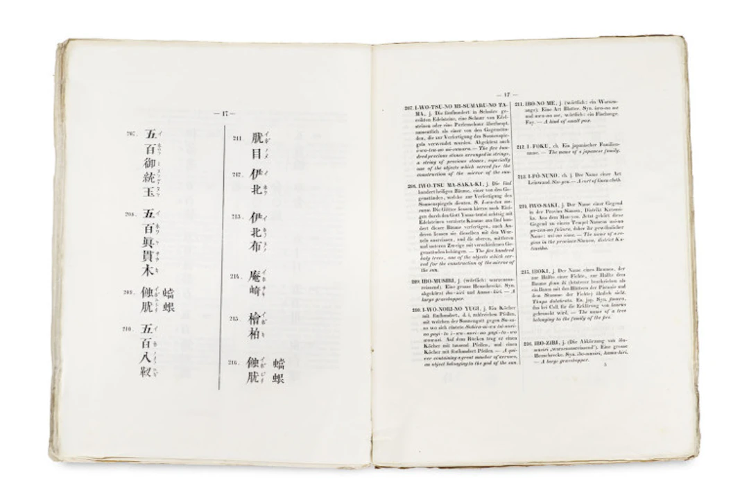 August Pfizmaier. Woerterbuch der japanischen …