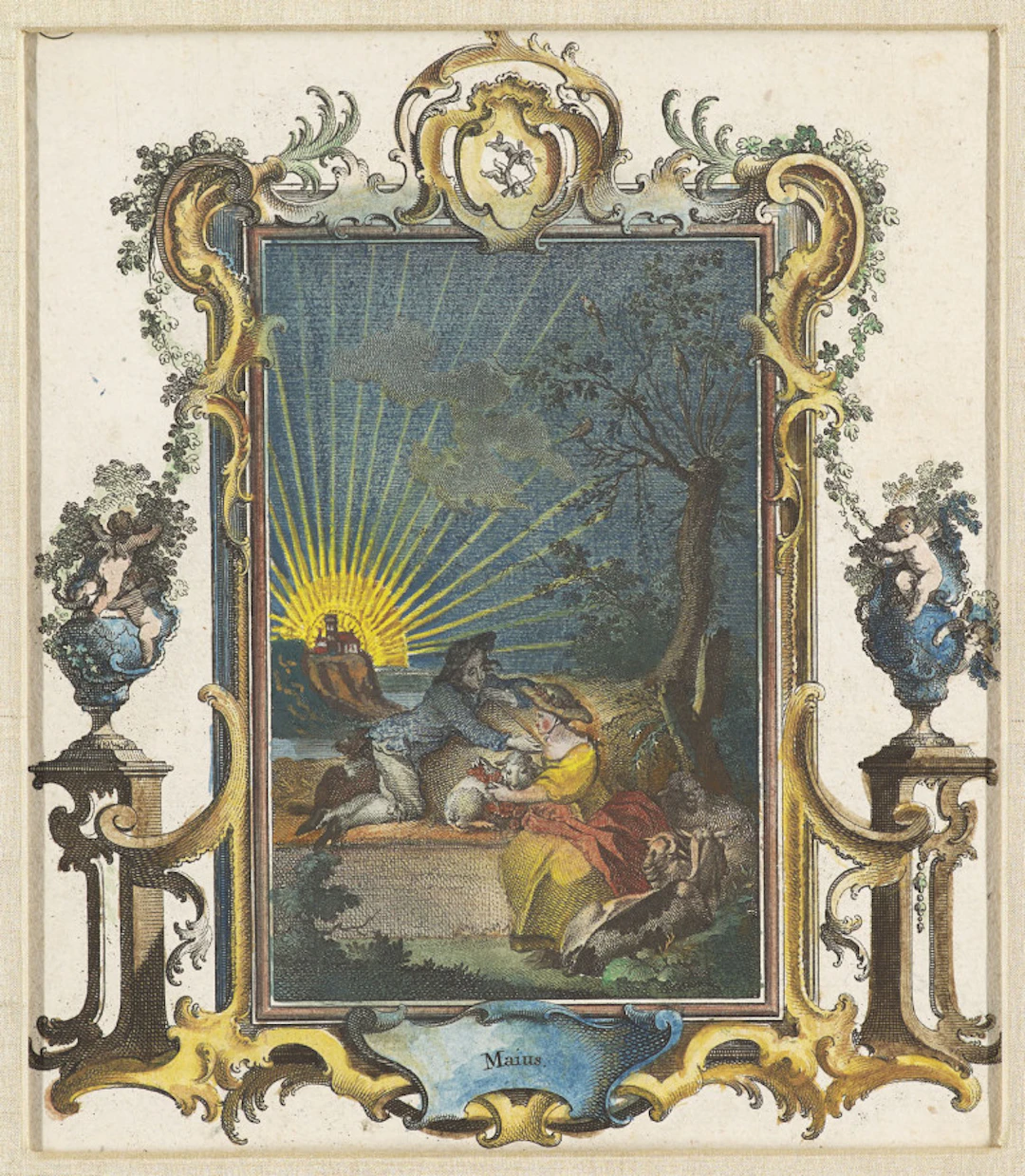 Johannes Esaias Nilson. Die 12 Monate mit den …