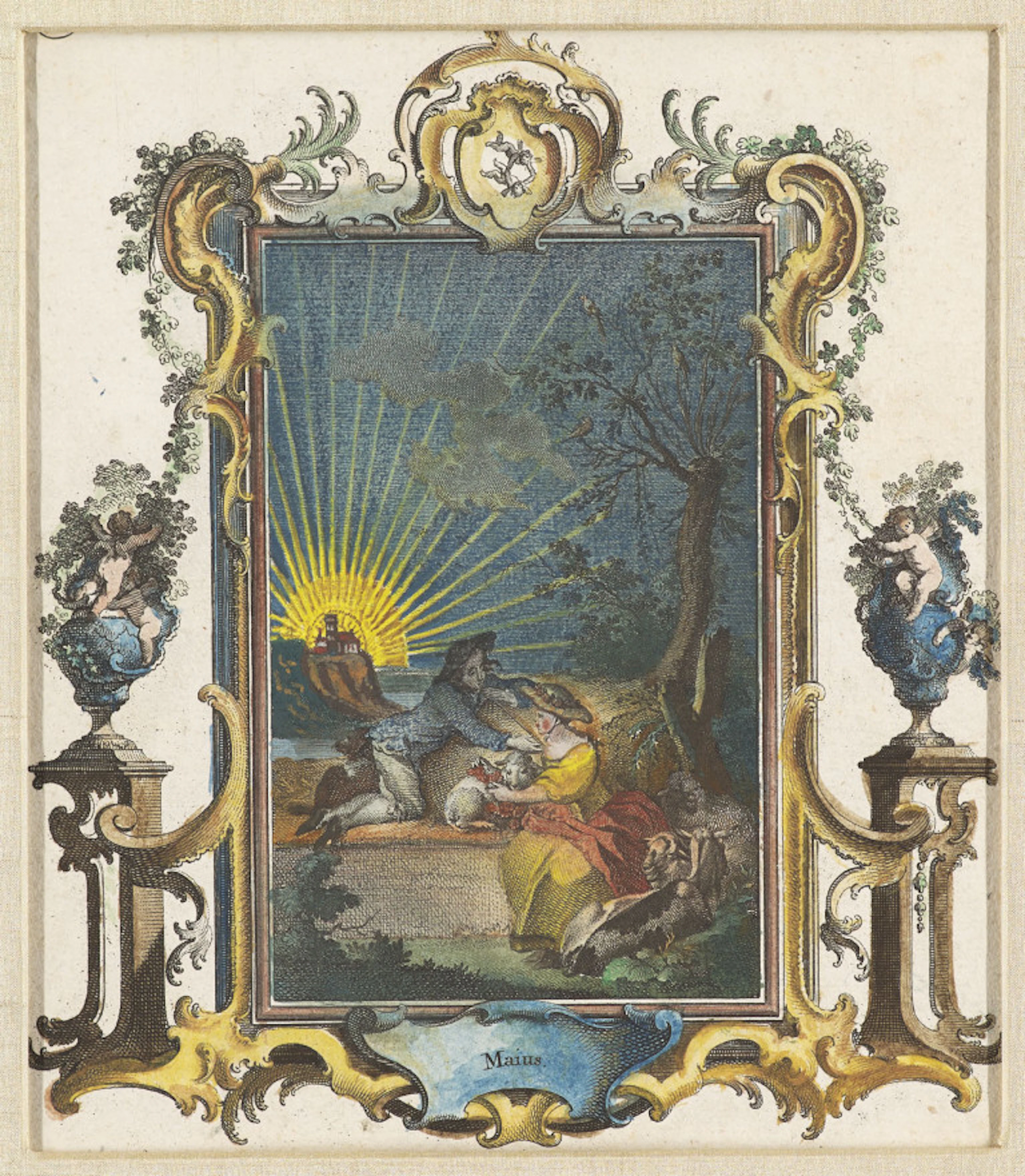 Johannes Esaias Nilson. Die 12 Monate mit den …