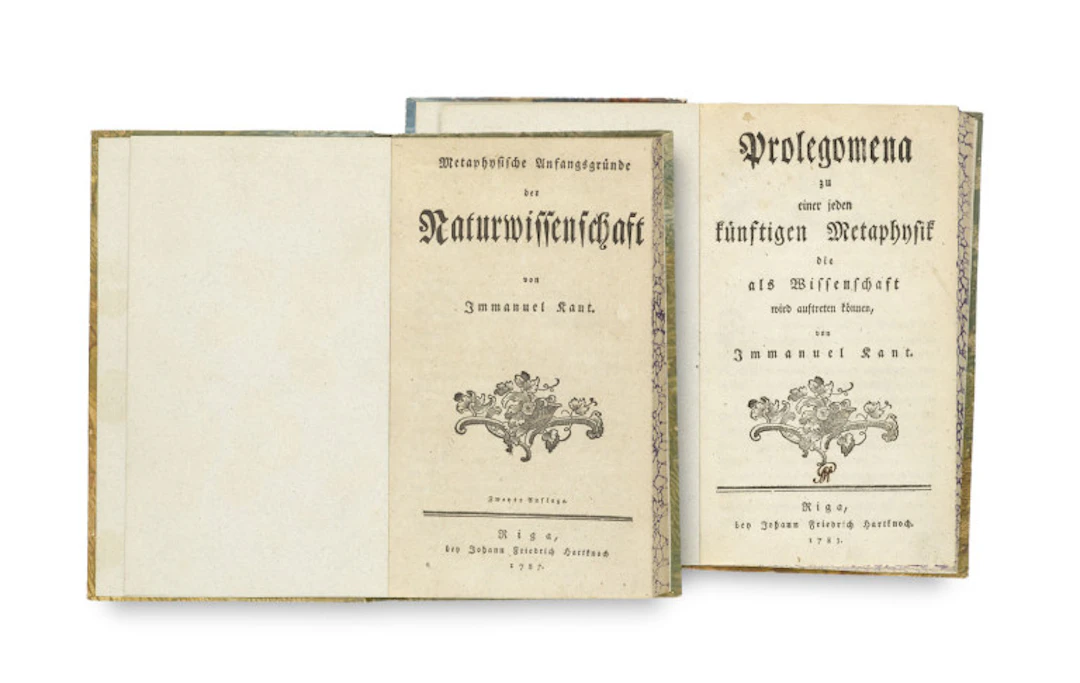 Immanuel Kant. Set von 2 einheitlich …