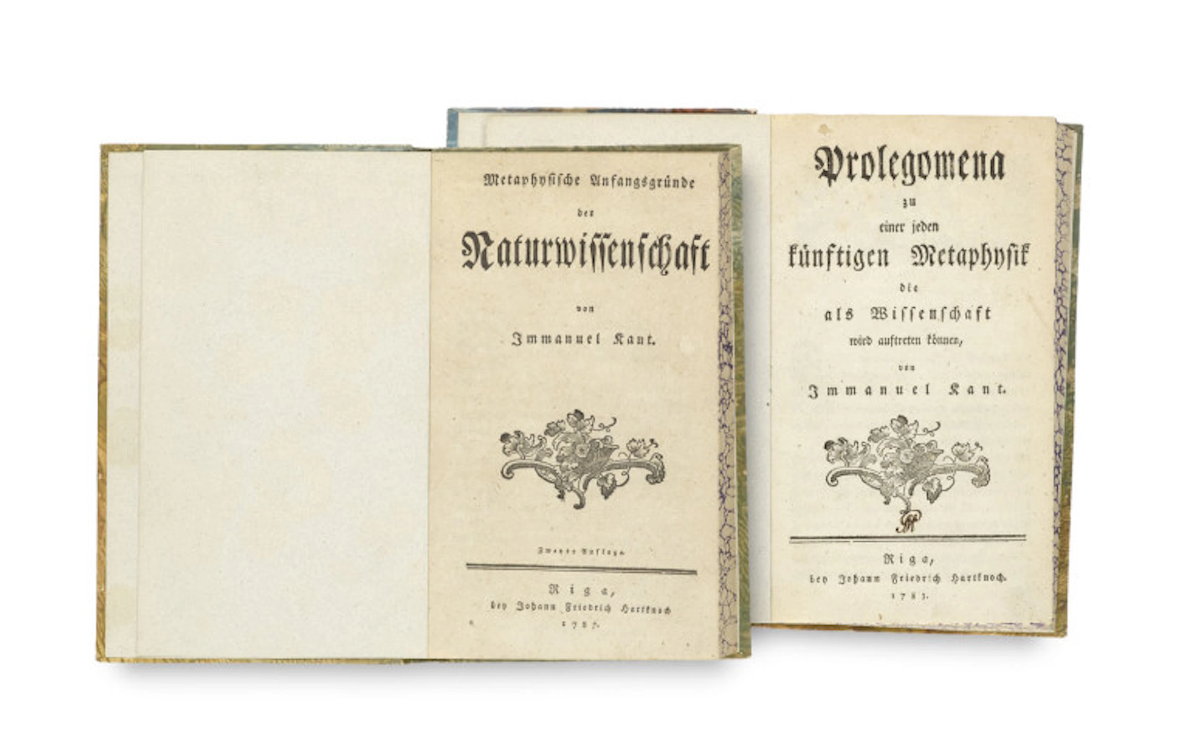 Immanuel Kant. Set von 2 einheitlich …