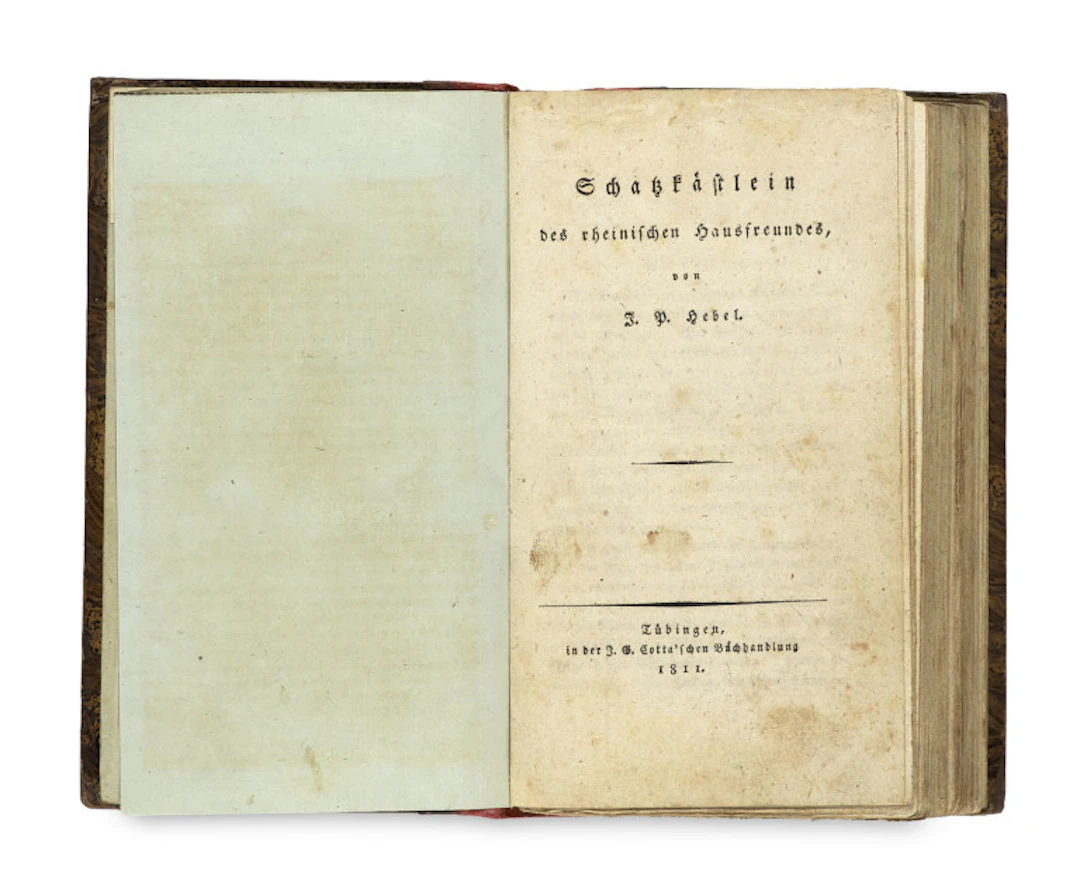 Johann Peter Hebel. Schatzkästlein des …