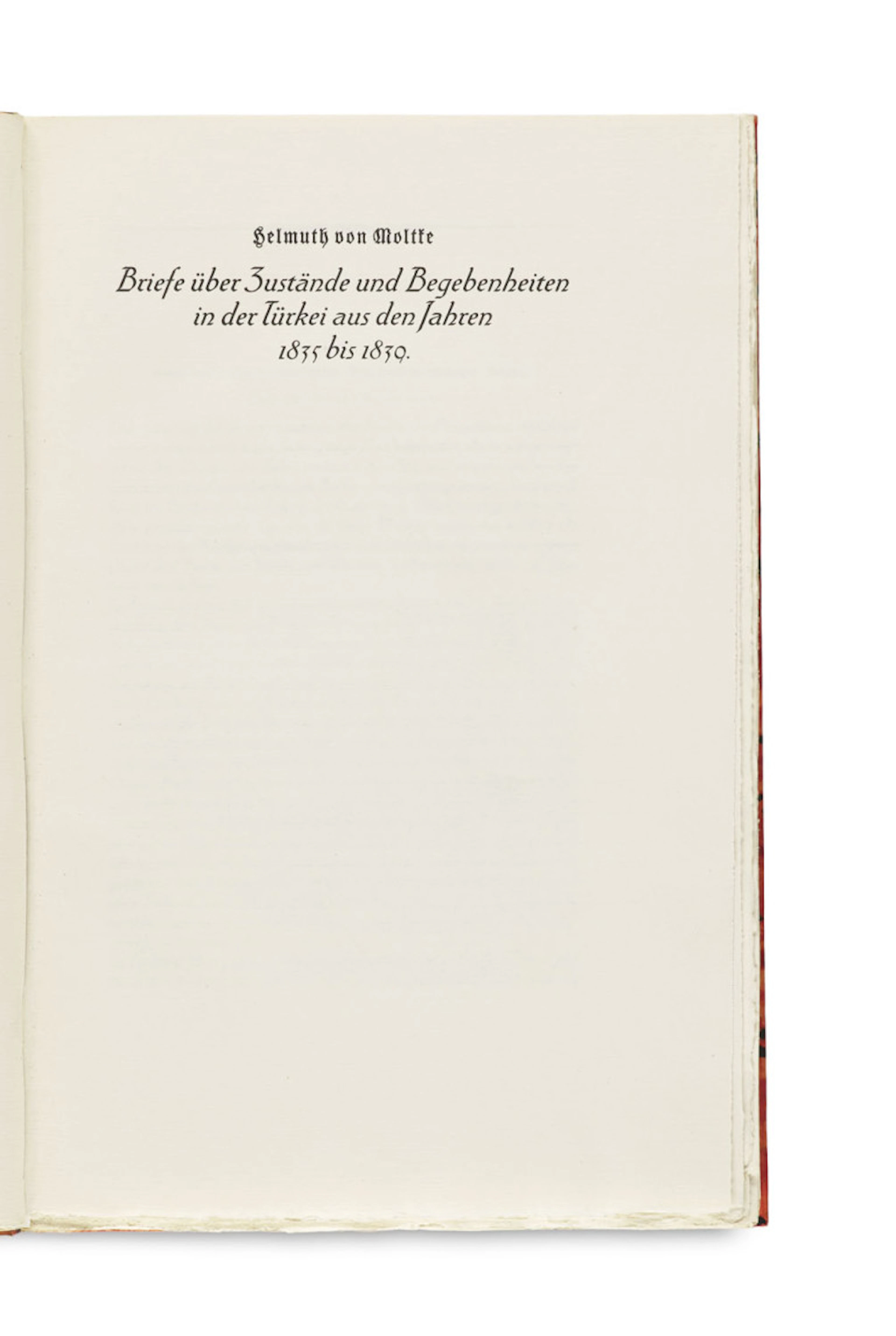Helmuth Graf von Moltke. Briefe über Zustände und …