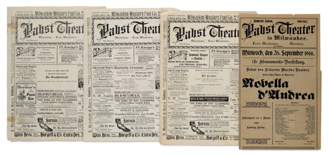 Pabst-Theater in Milwaukee. …