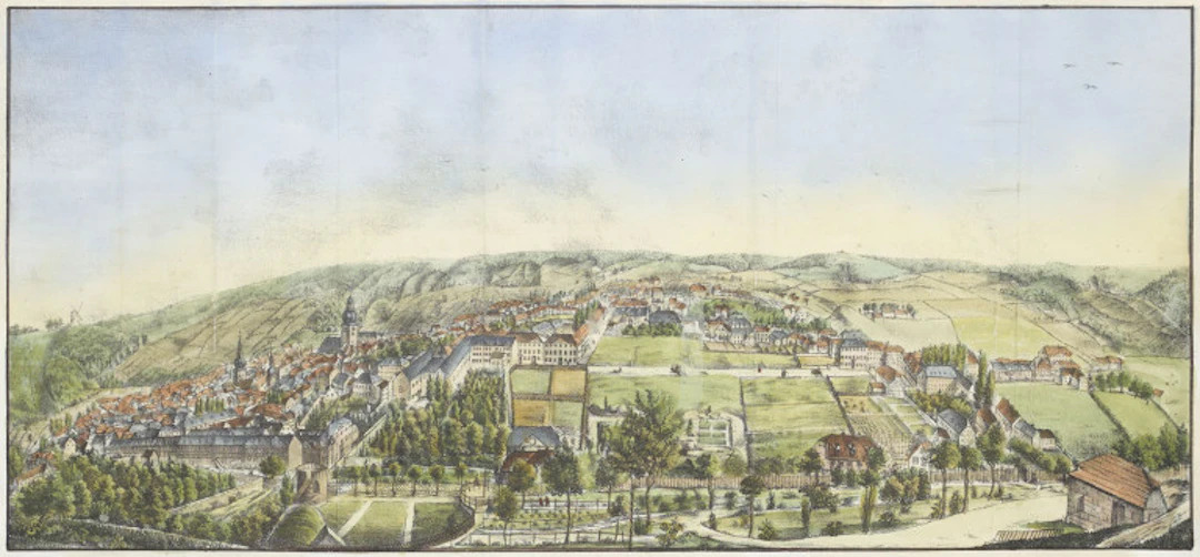 J. C. Hilverkus. Ansicht der Stadt Elberfeld. …