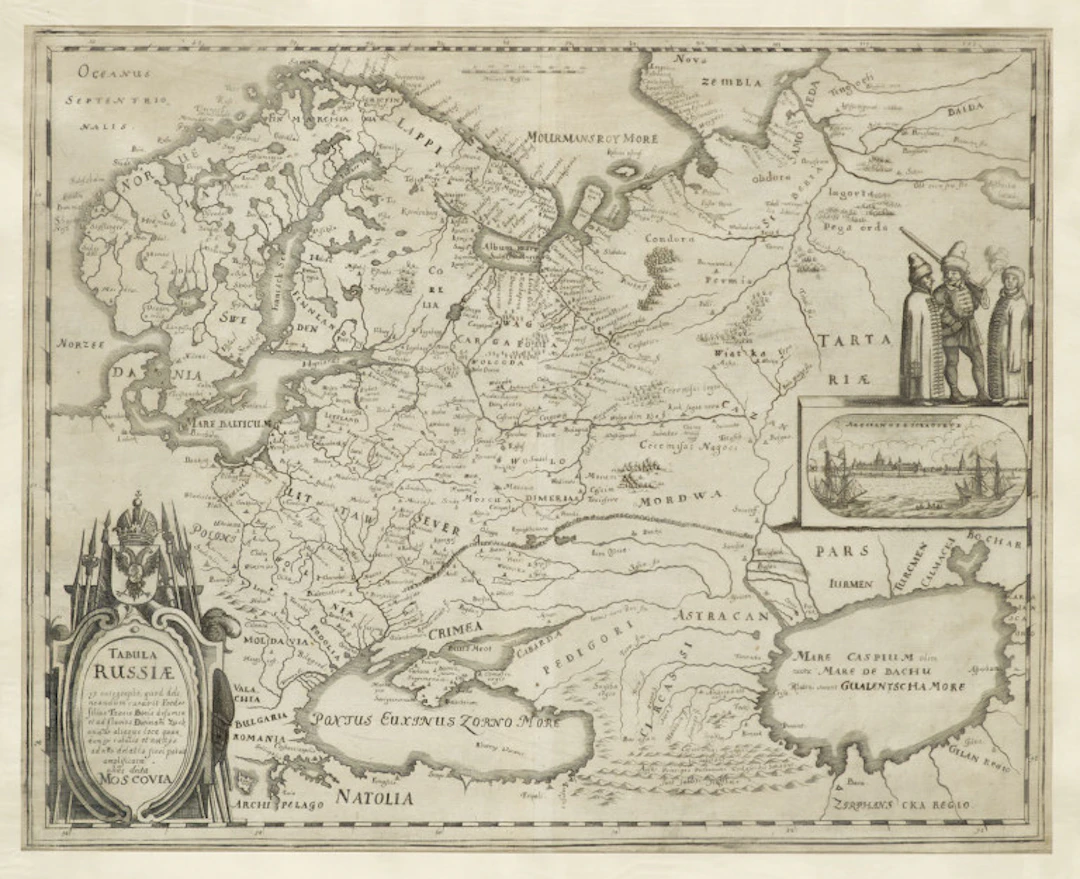 Matthäus d. Ä. Merian. Tabula Russiae ex autographo, …