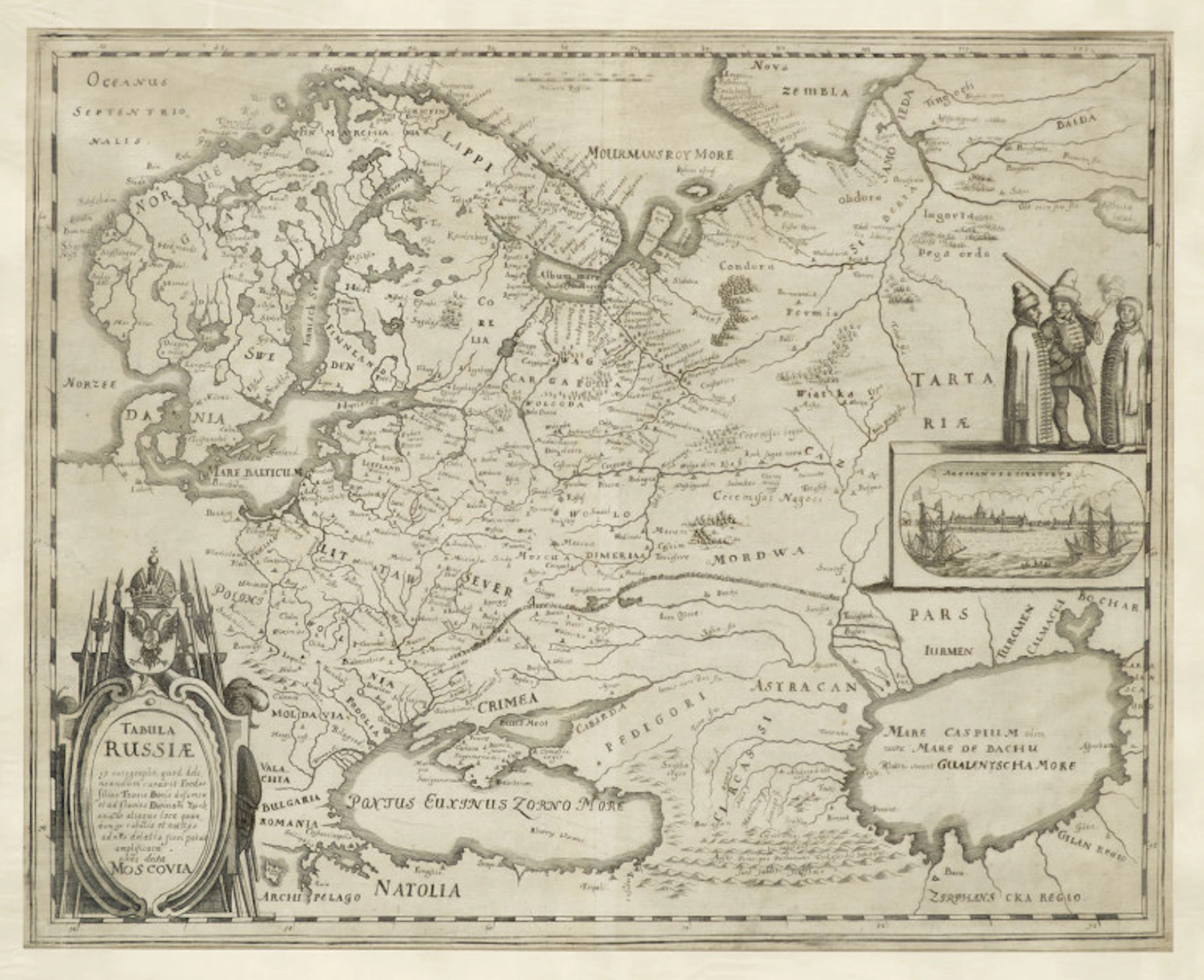 Matthäus d. Ä. Merian. Tabula Russiae ex autographo, …