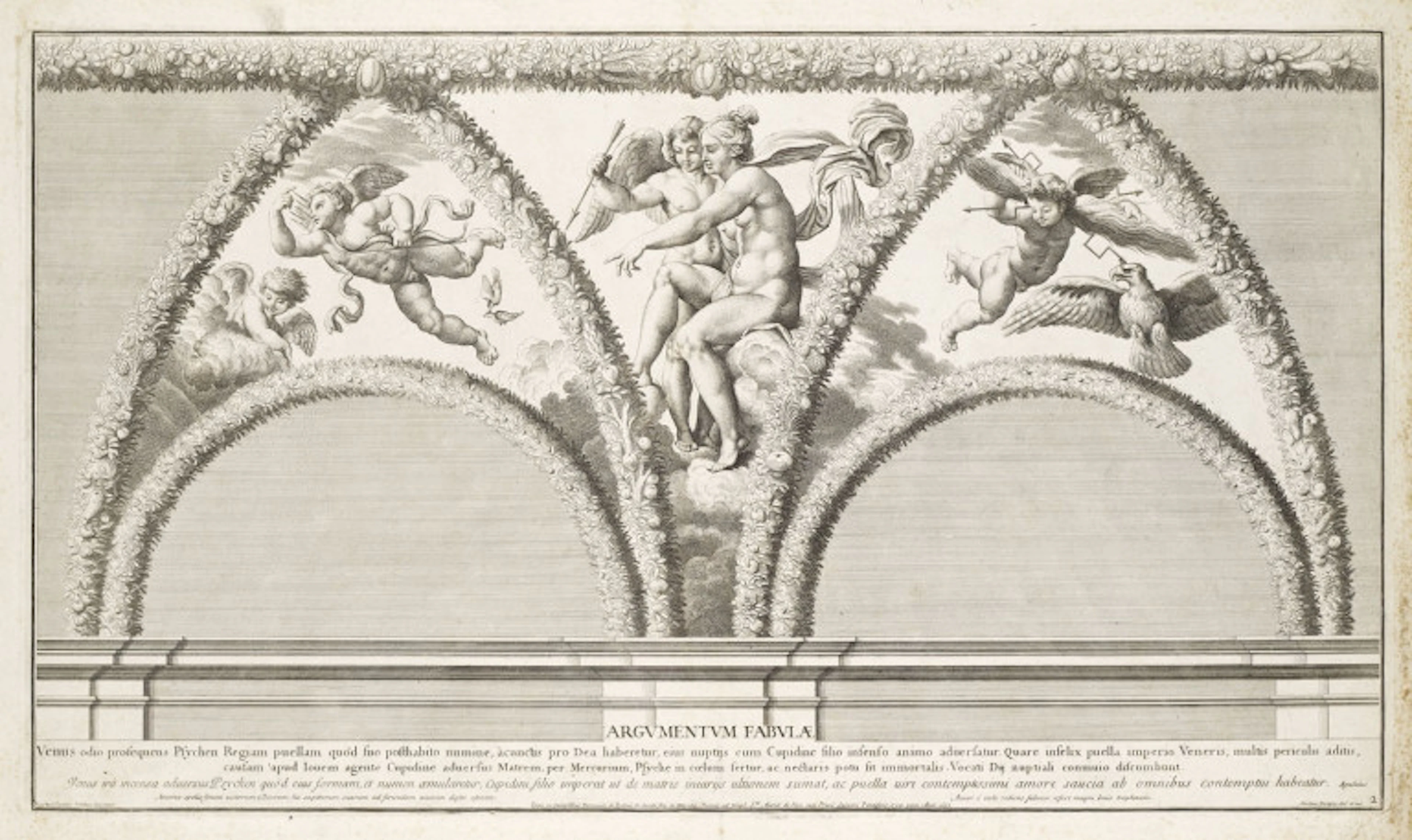 Nicolaus Doringy n. Raffael. 2 Kupferstiche. I. Argumentum …