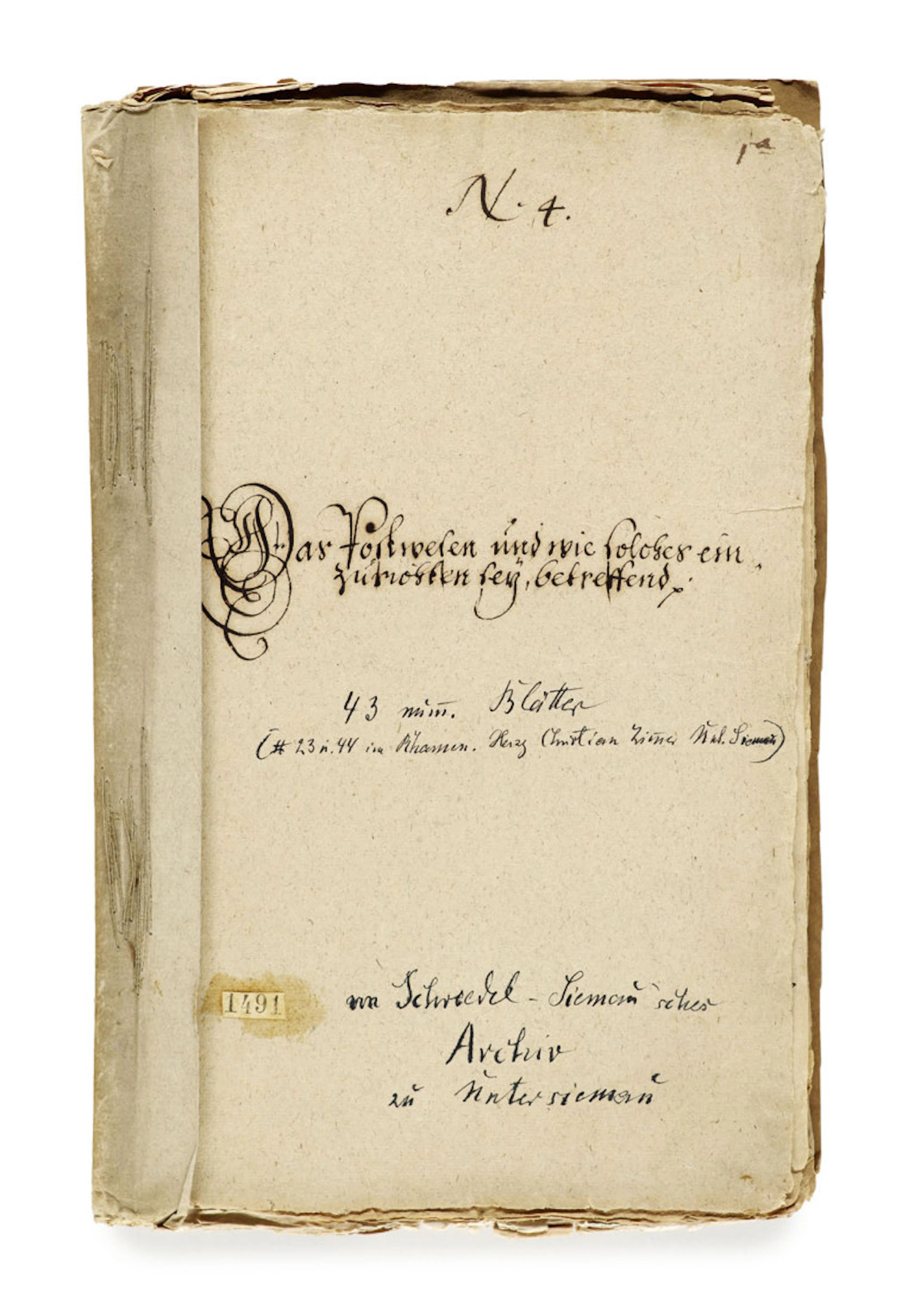Theodor Wilhelm Uswald u.a. Das Postwesen und wie solches …