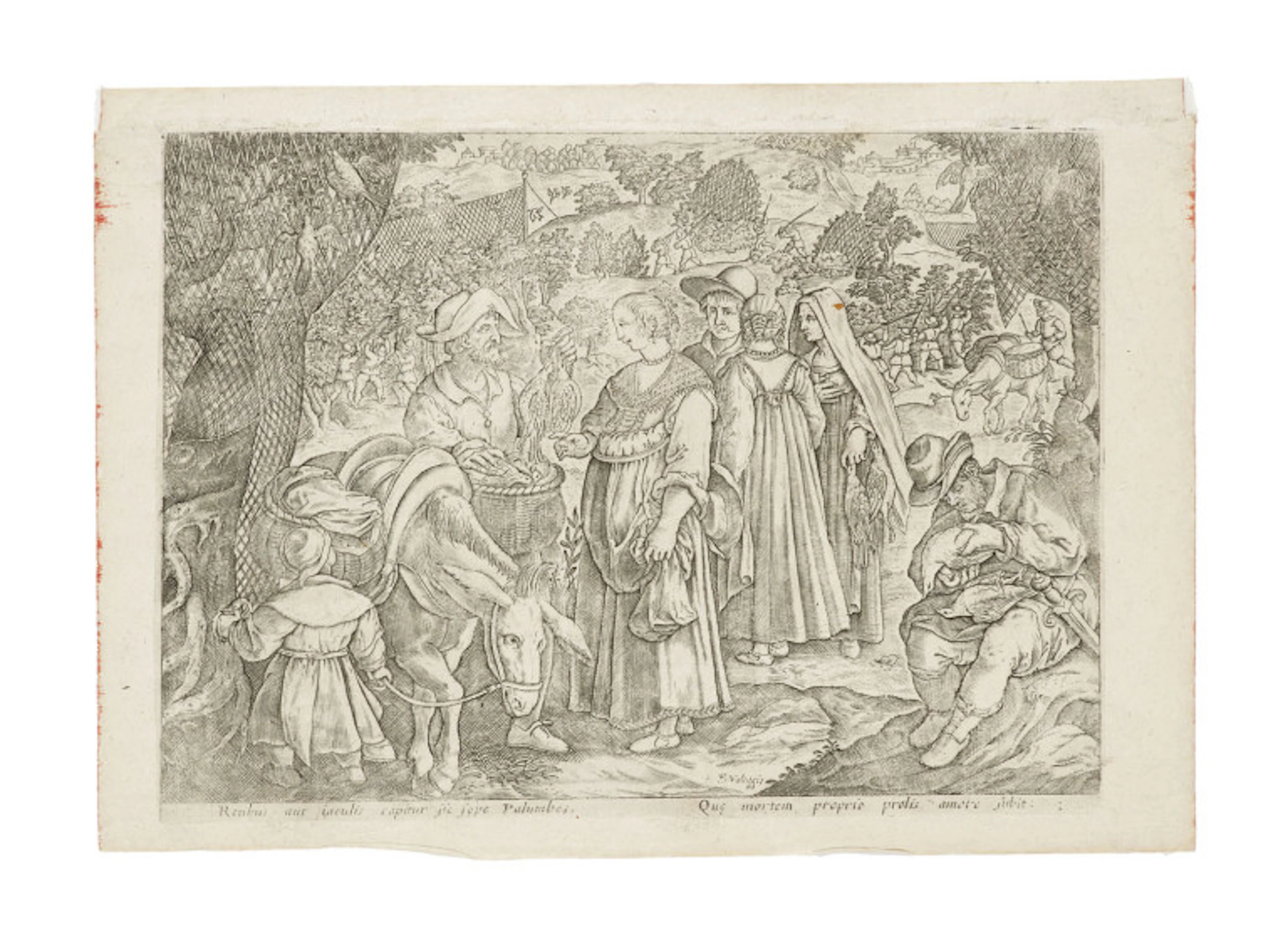 Francesco Valegio. Vier Blatt aus der Folge …