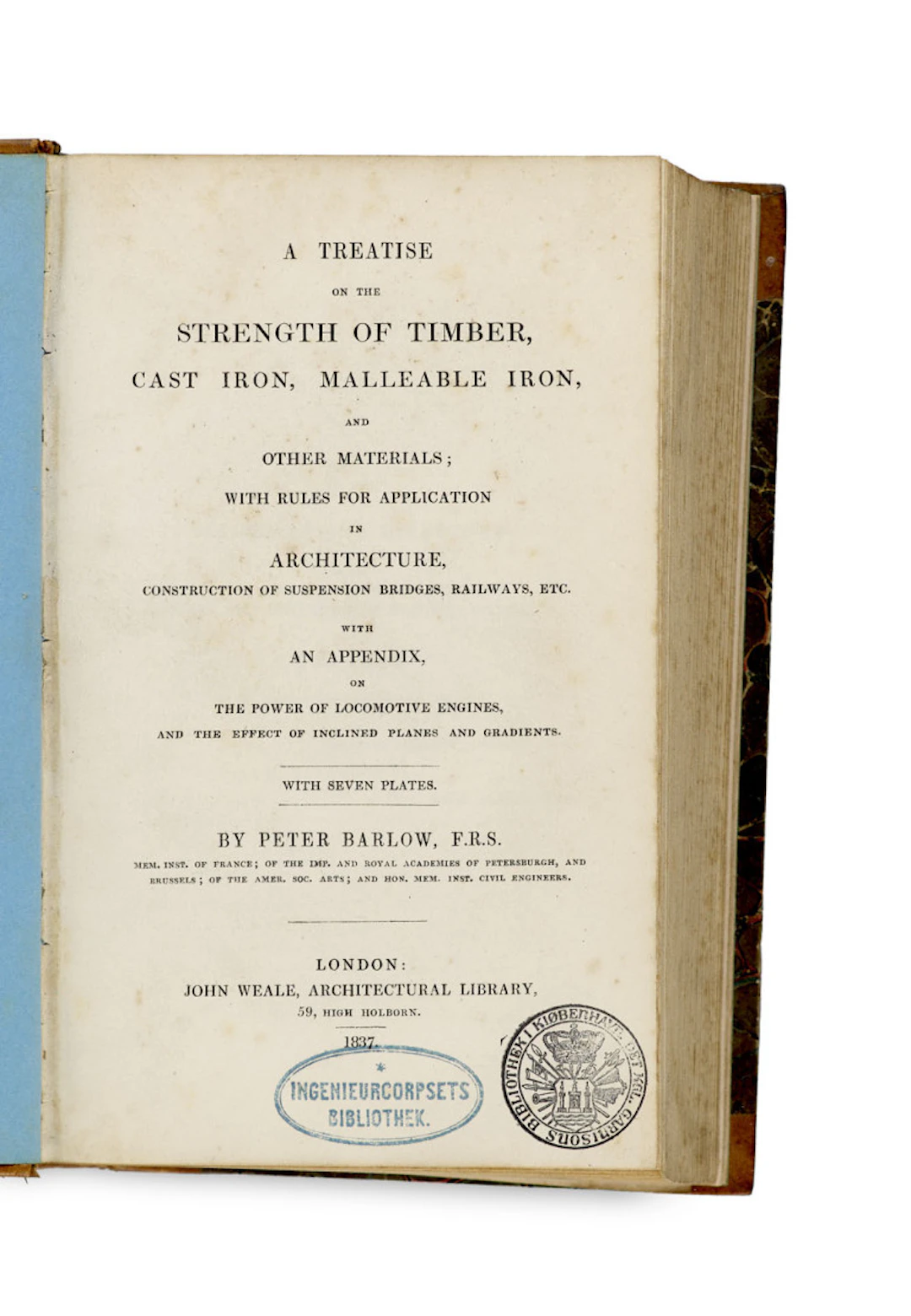 Peter Barlow. A Treatise on The Strength of …