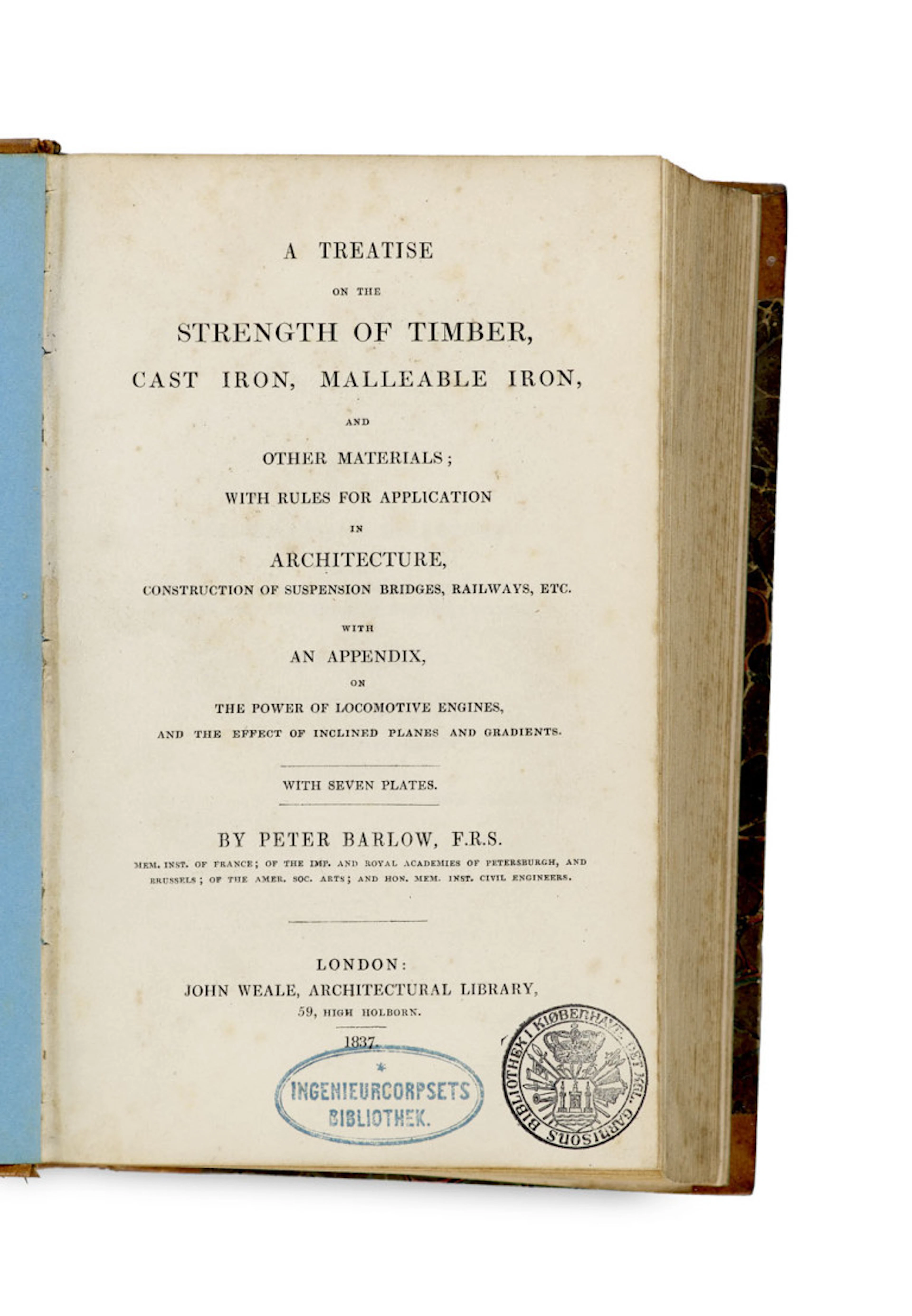Peter Barlow. A Treatise on The Strength of …