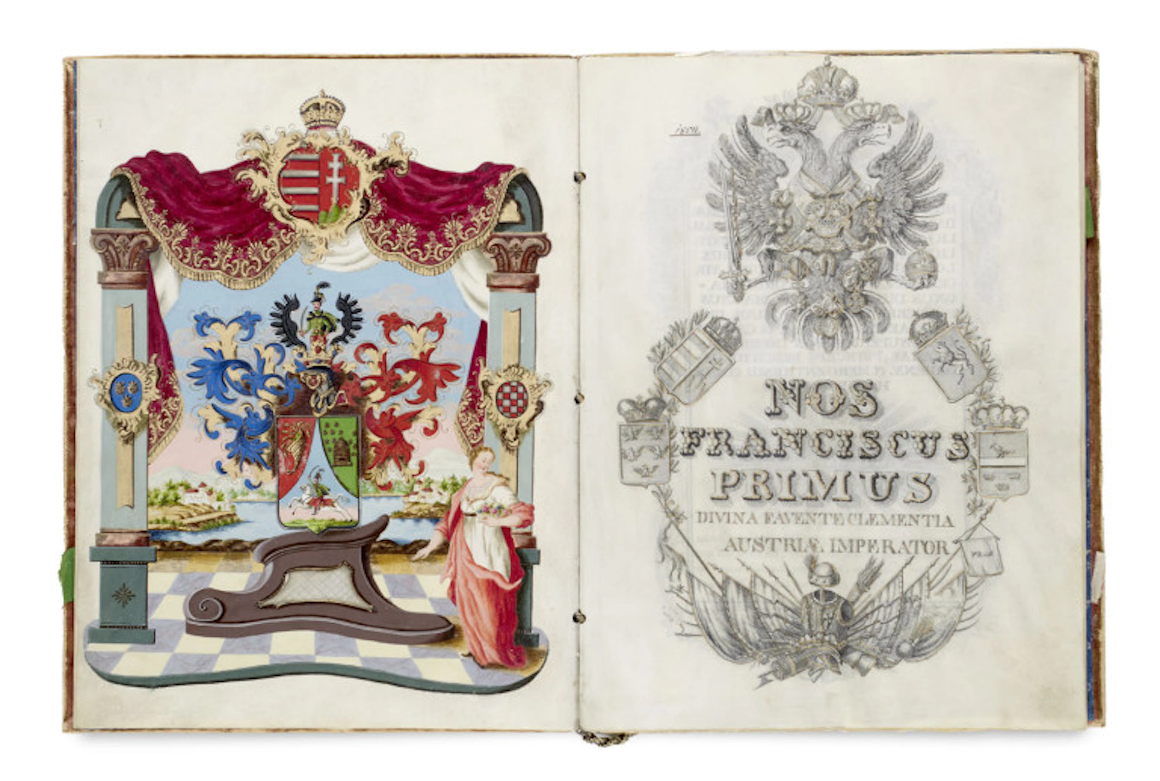 Kaiser Franz I. Adelsdiplom für Lazarus …