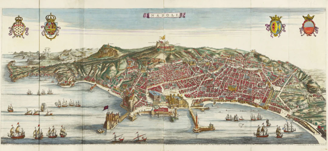 Napoli. Panoramaansicht aus …