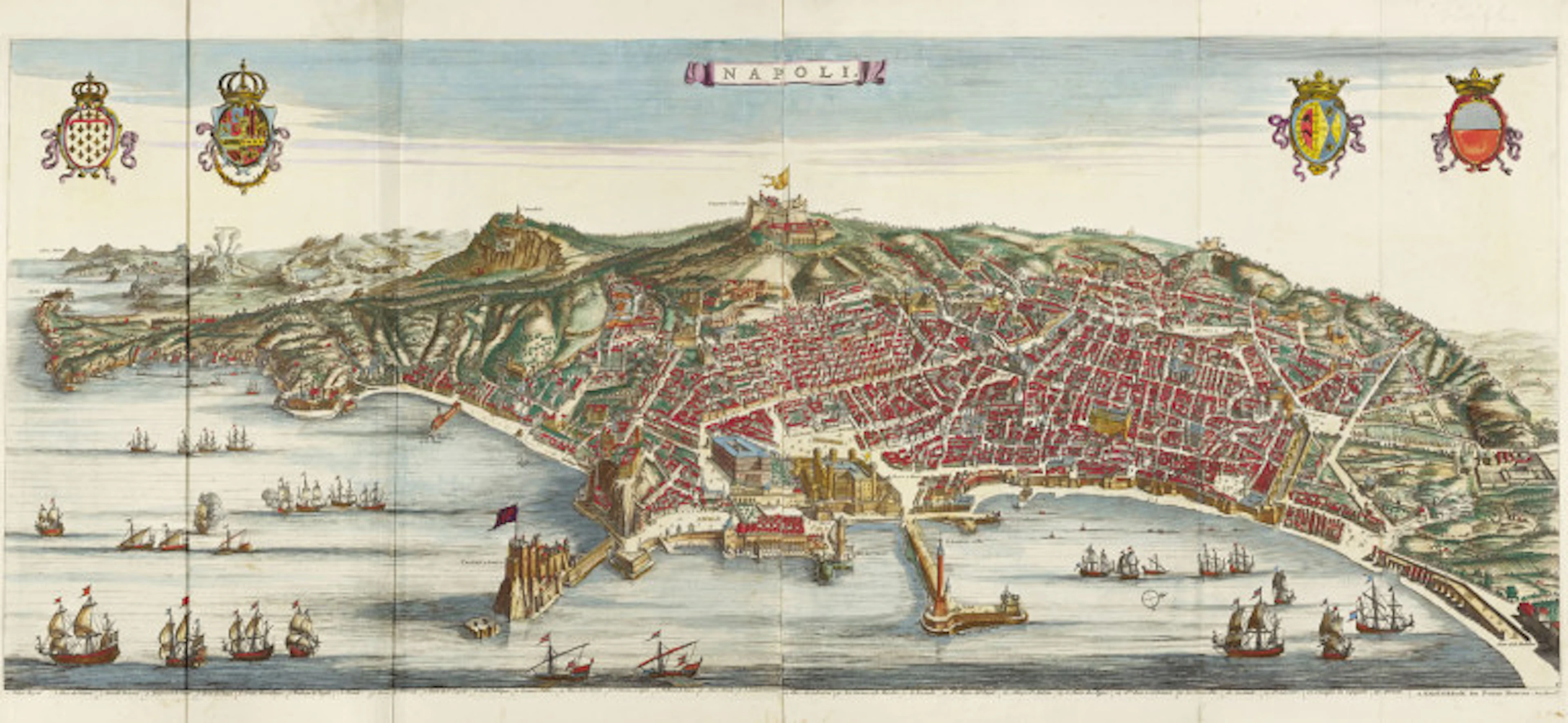 Napoli. Panoramaansicht aus …